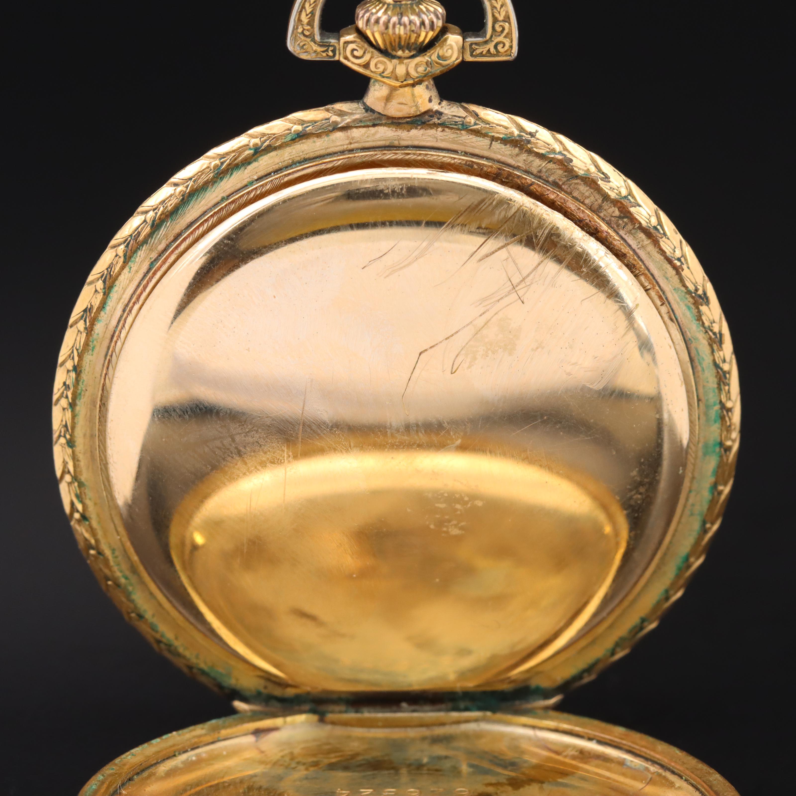 Vintage Rajah Hunter Pocket Watch