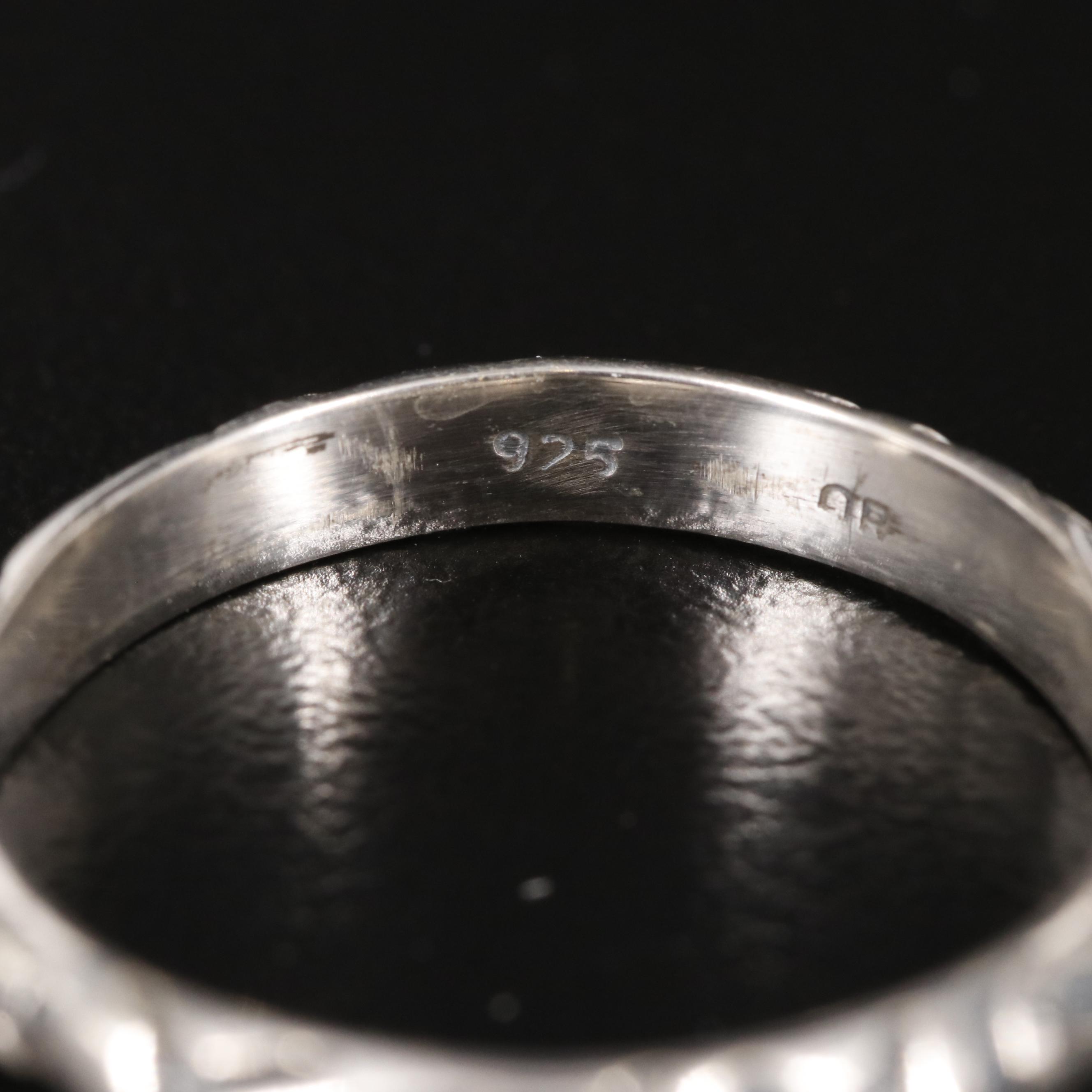 Sterling Textured Band