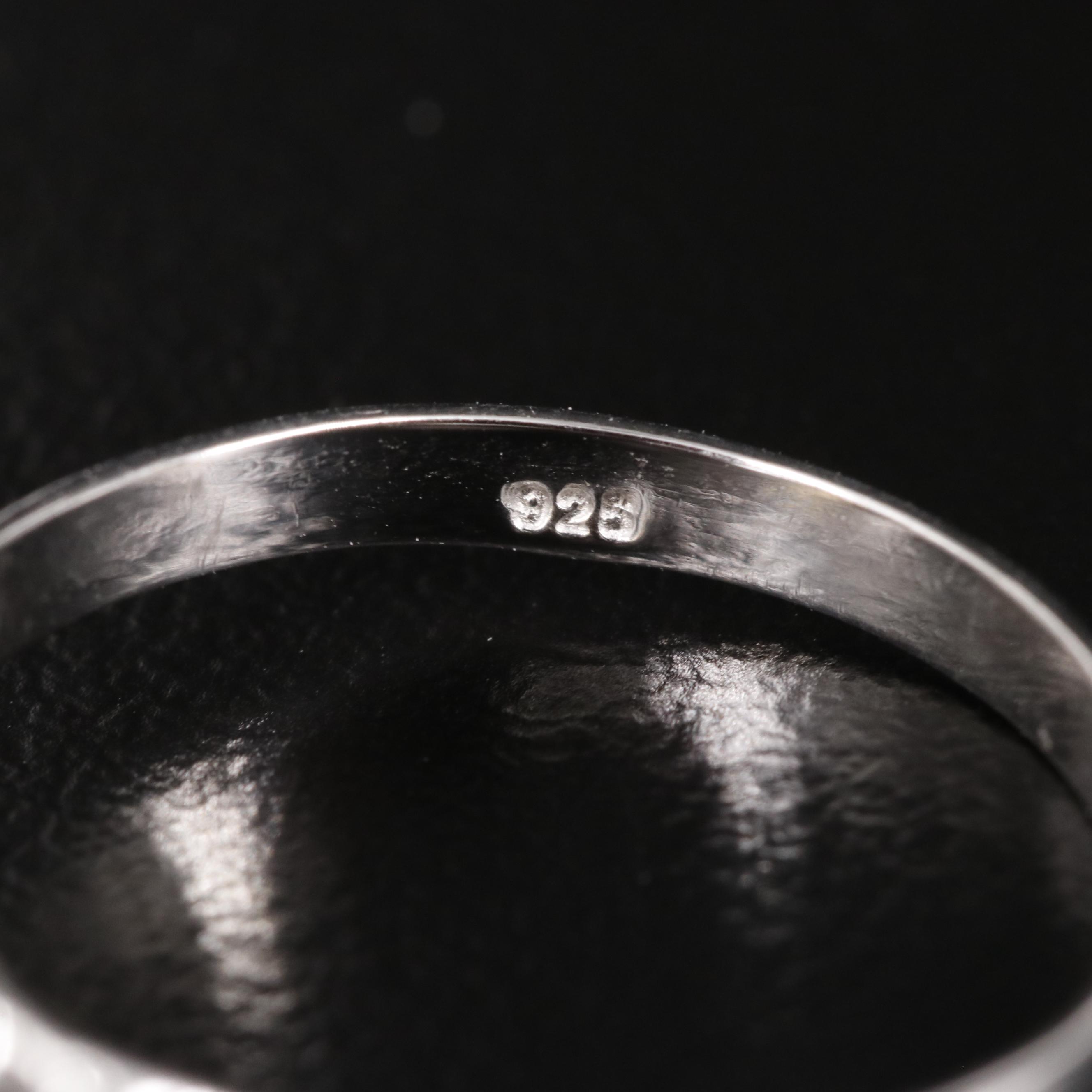 Sterling Citrine Ring