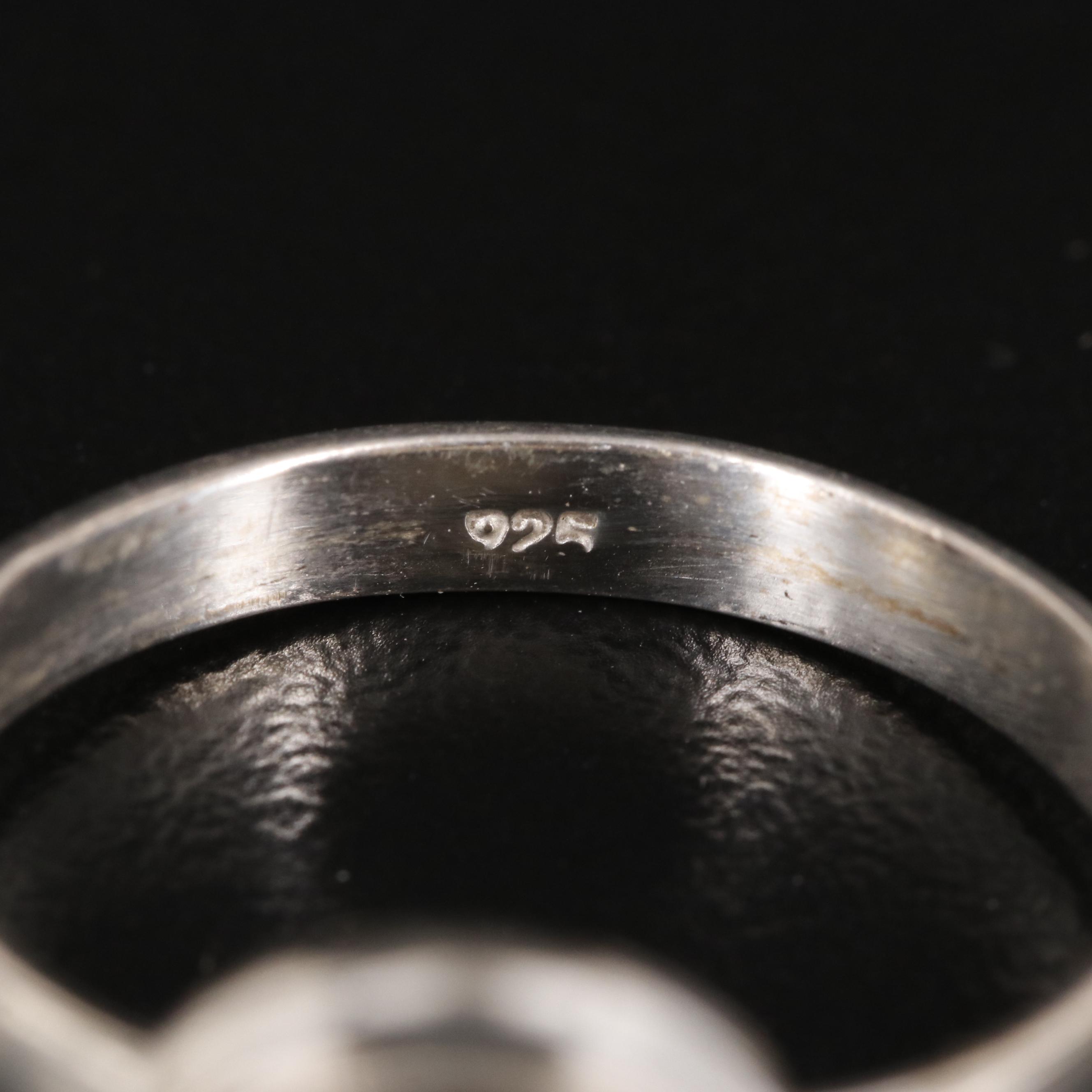 Sterling Smoky Quartz Ring