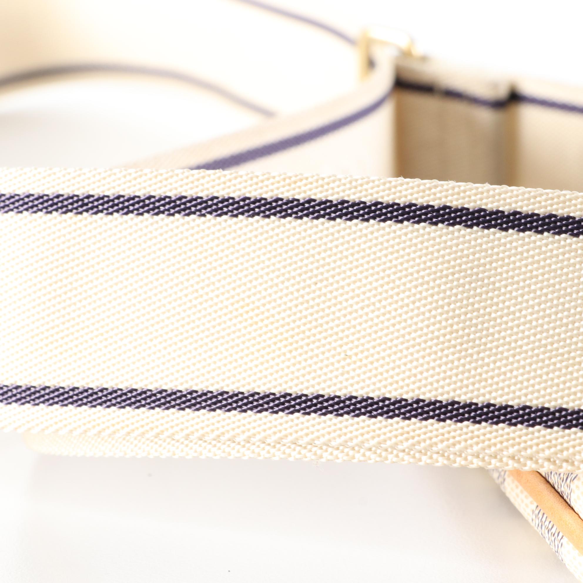 Louis Vuitton Bosphore Crossbody Bag in Damier Azur Canvas and Vachetta Leather