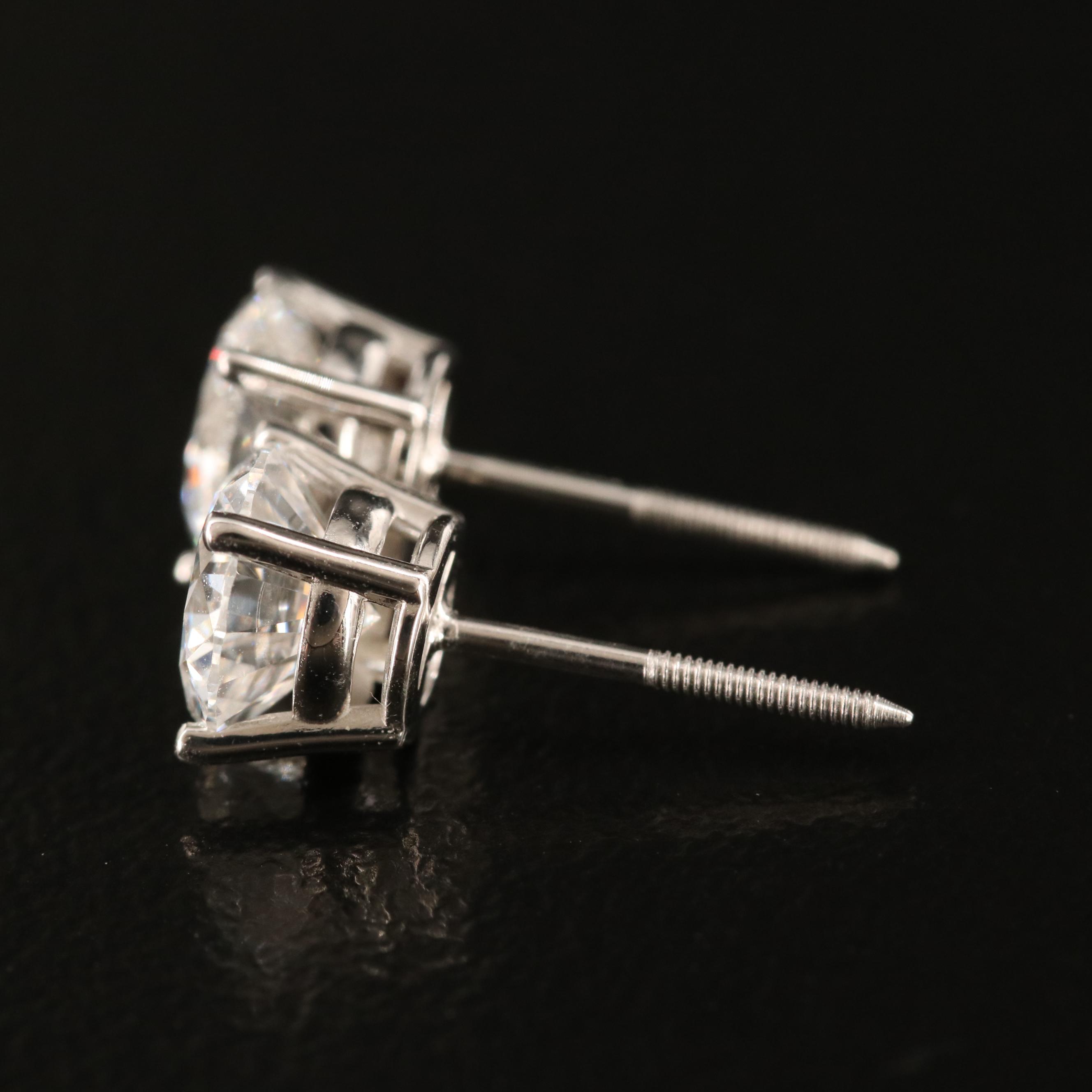 14K 1.57 CTW Lab Grown Diamond Stud Earrings