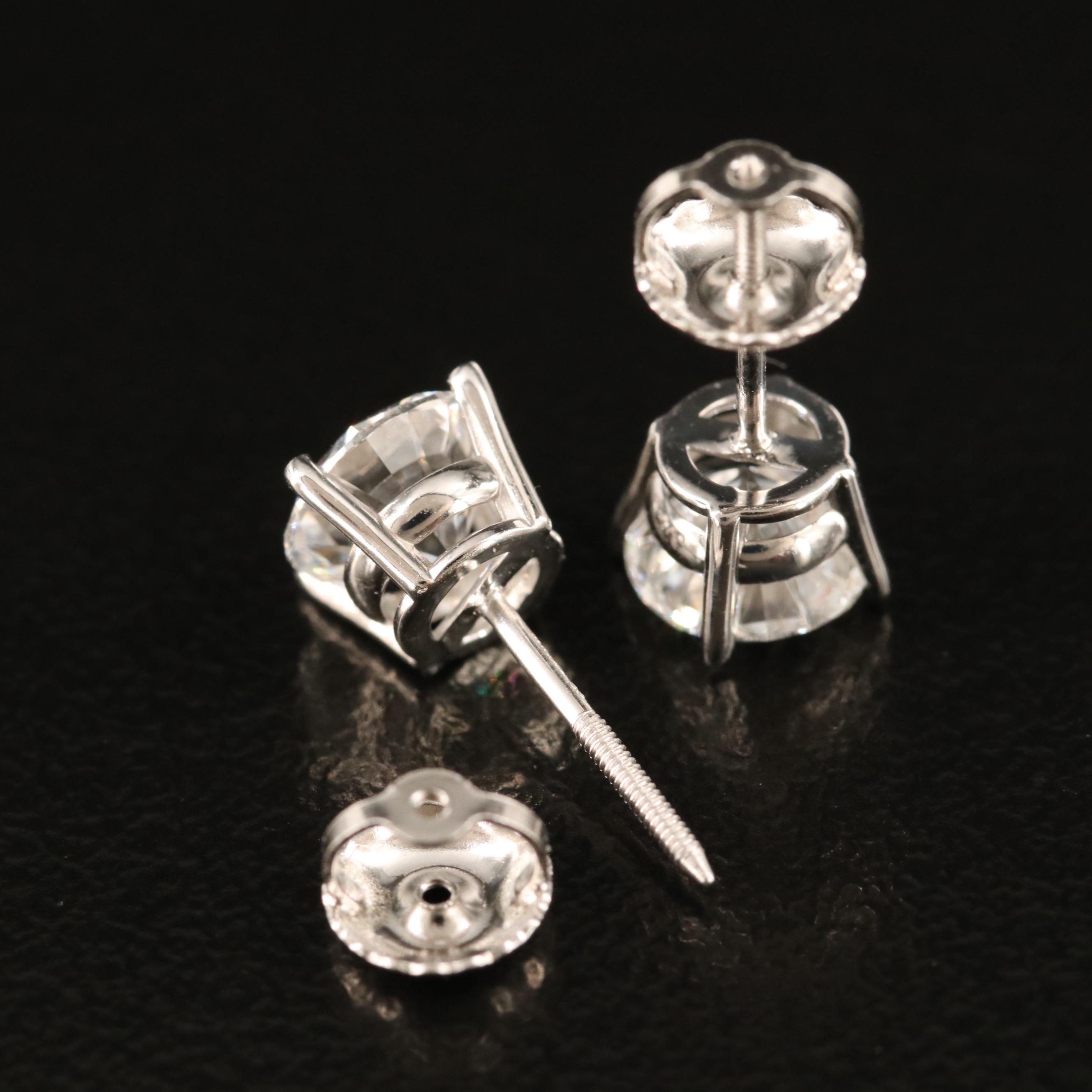 14K 1.57 CTW Lab Grown Diamond Stud Earrings