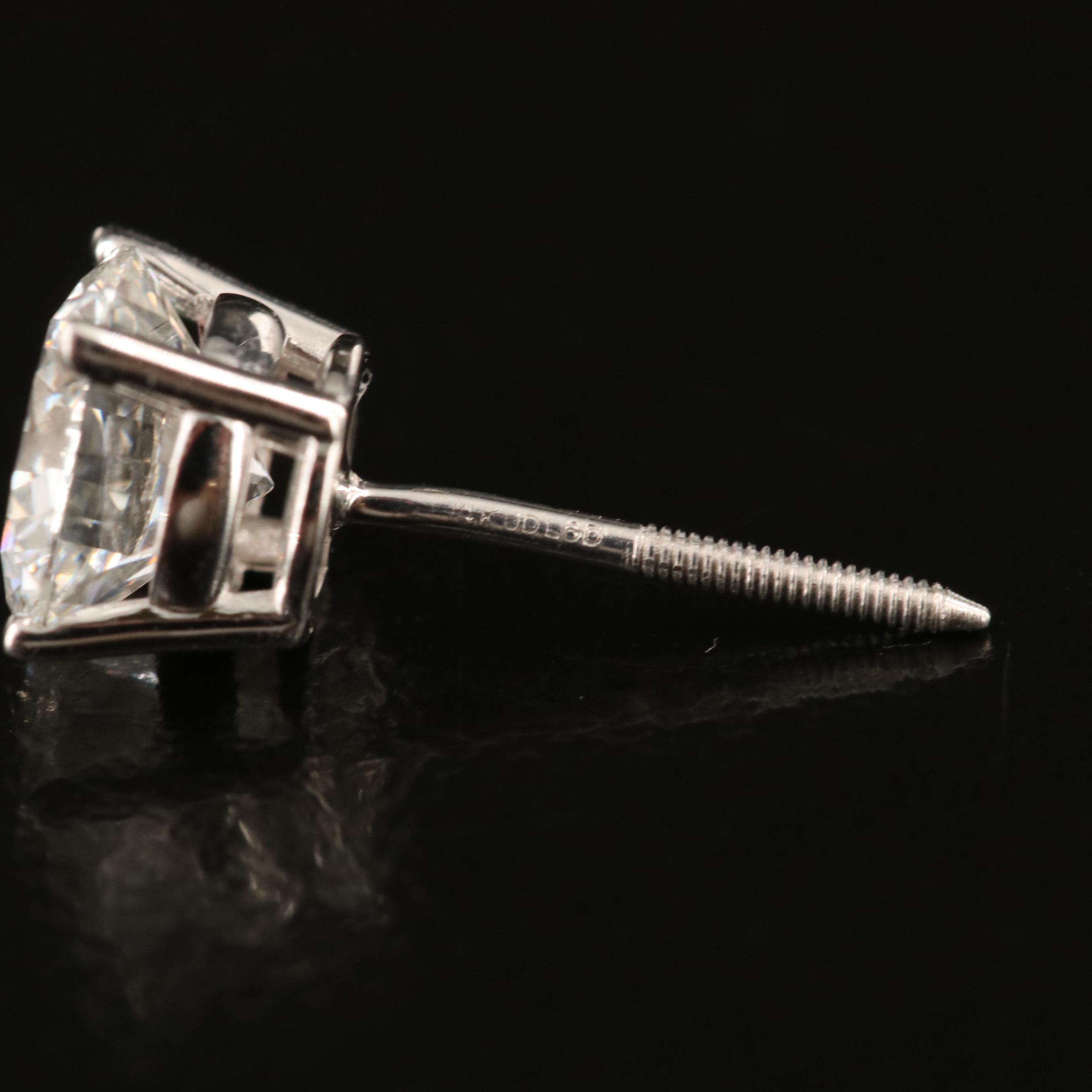 14K 1.57 CTW Lab Grown Diamond Stud Earrings