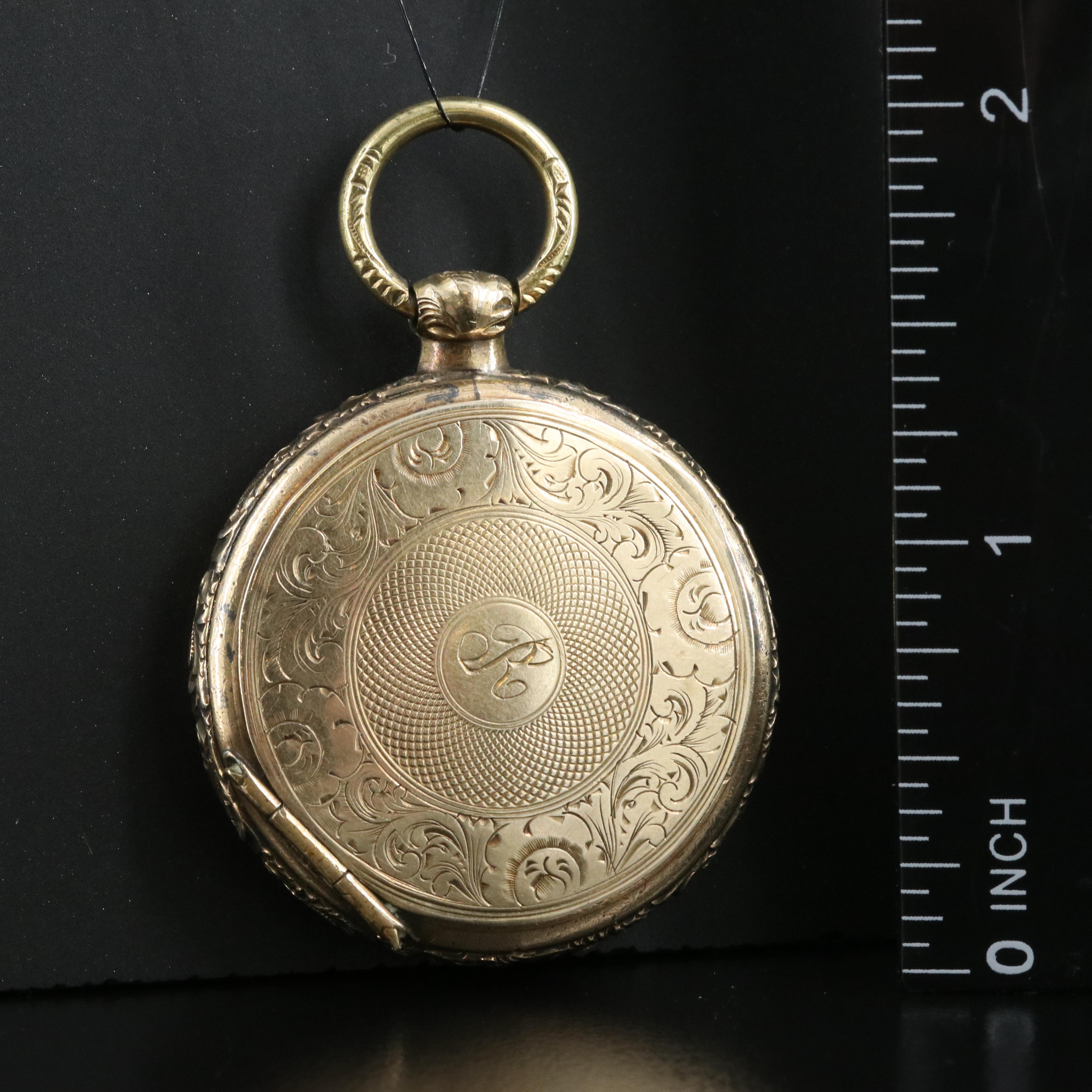 Antique Locket with Deguerreotypes