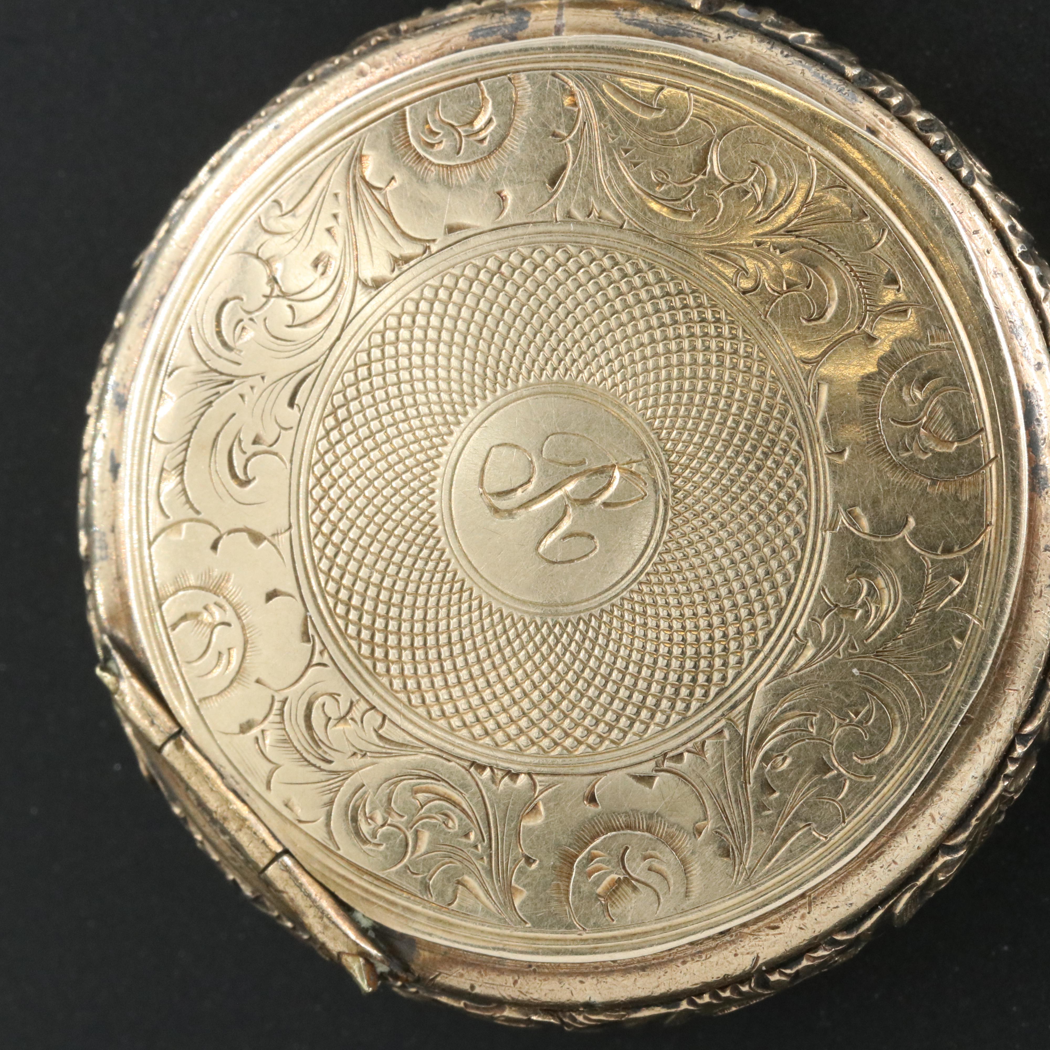 Antique Locket with Deguerreotypes