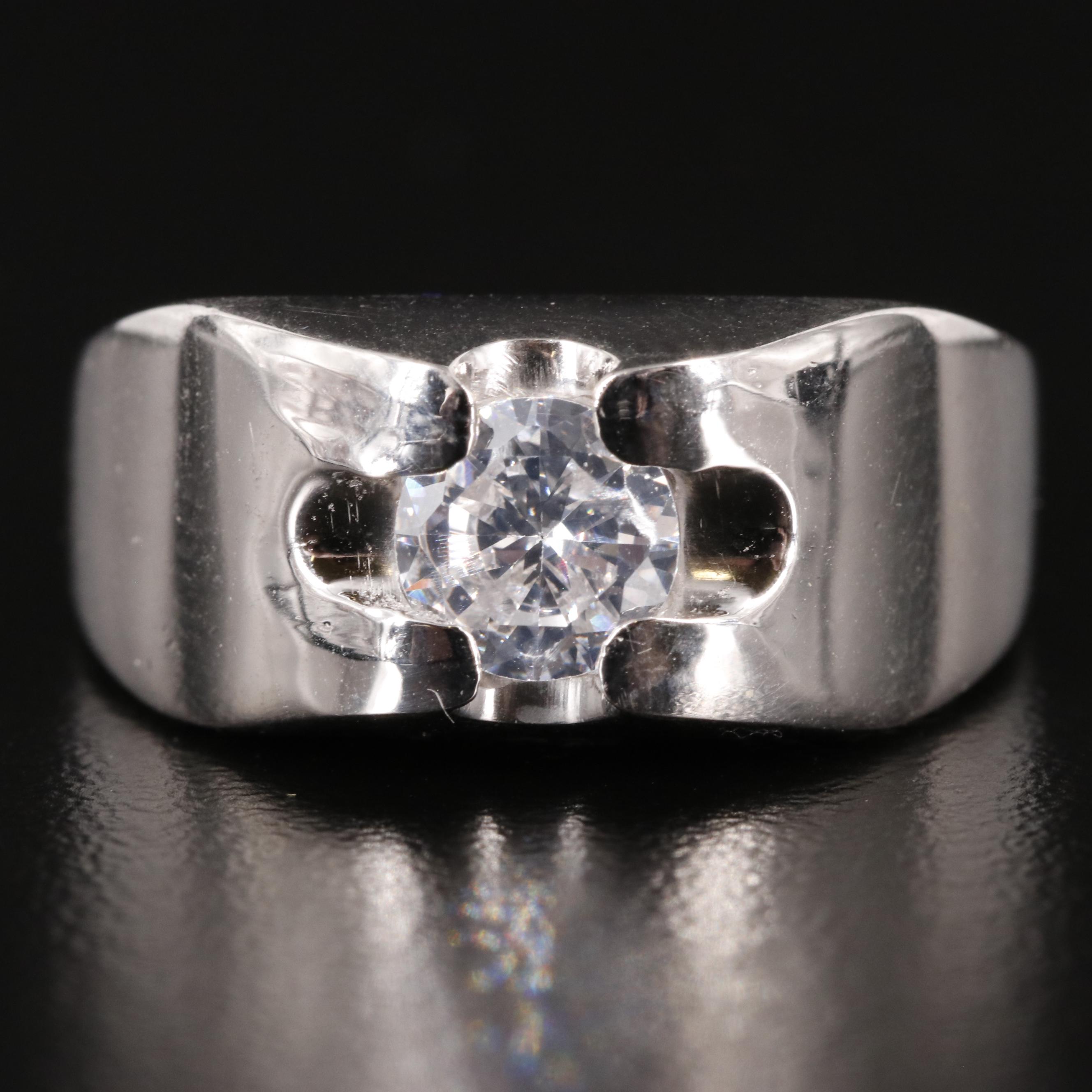Sterling Cubic Zirconia Ring