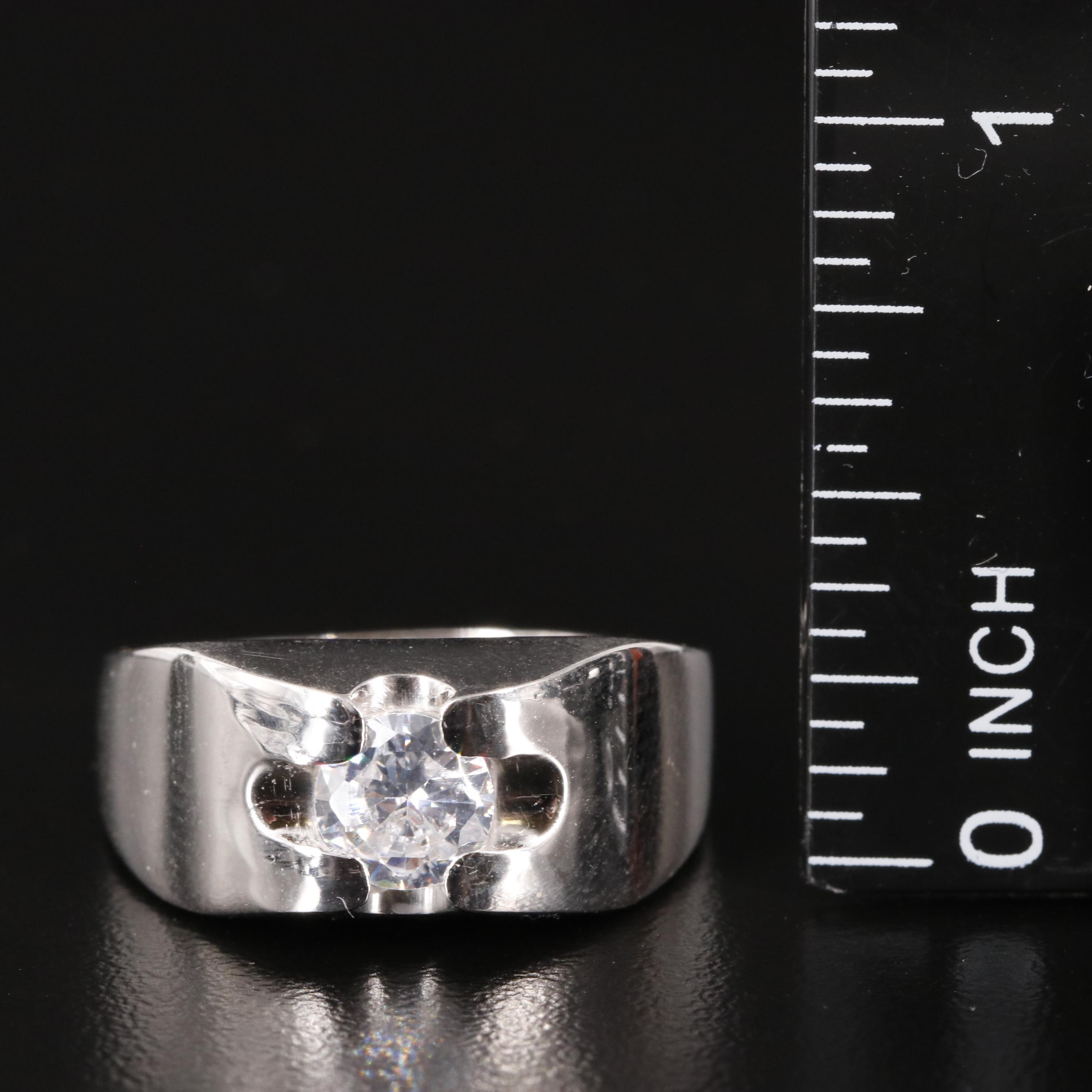 Sterling Cubic Zirconia Ring