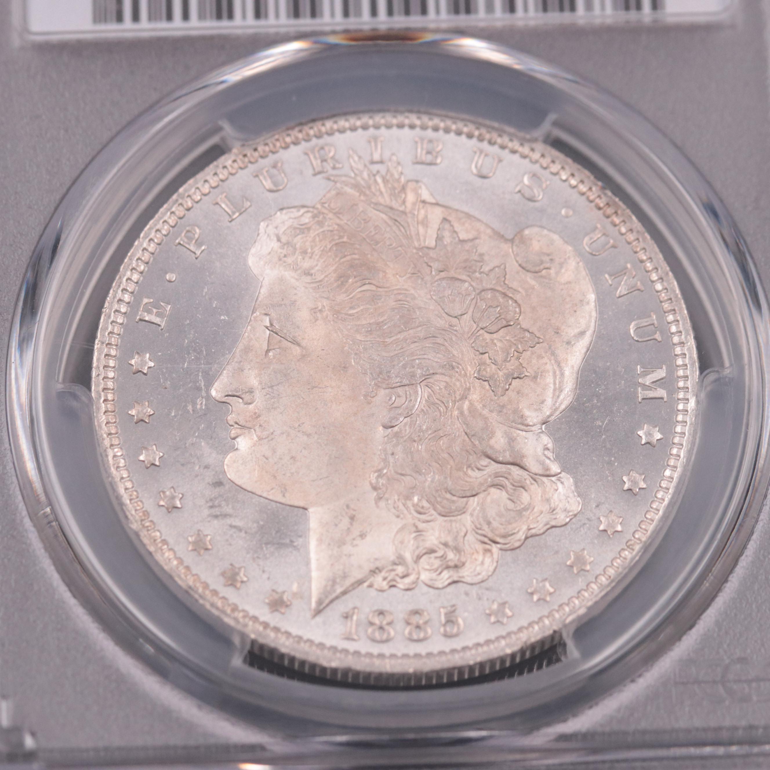 PCGS MS65 1885-O Morgan Silver Dollar