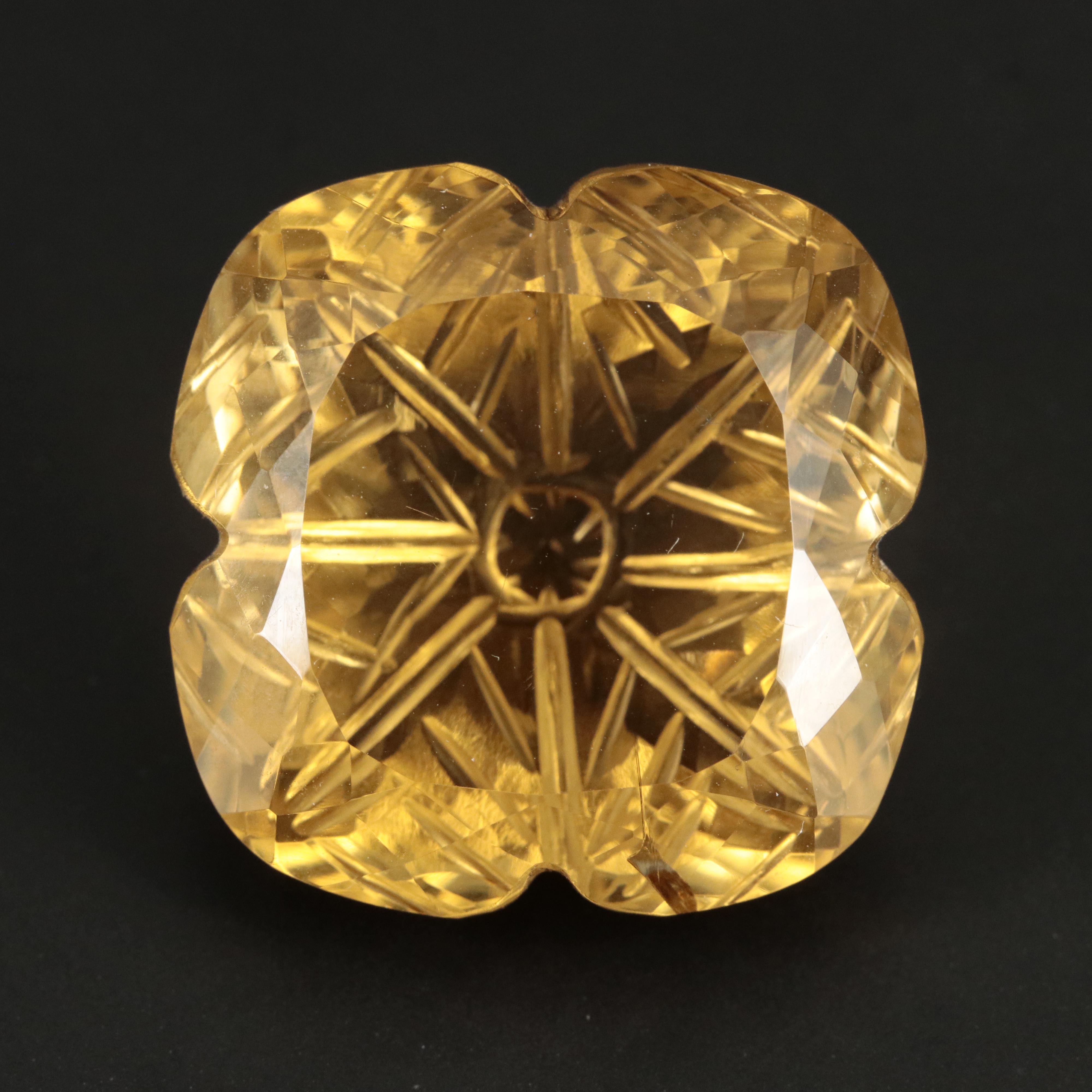 Loose 55.00 CT Citrine