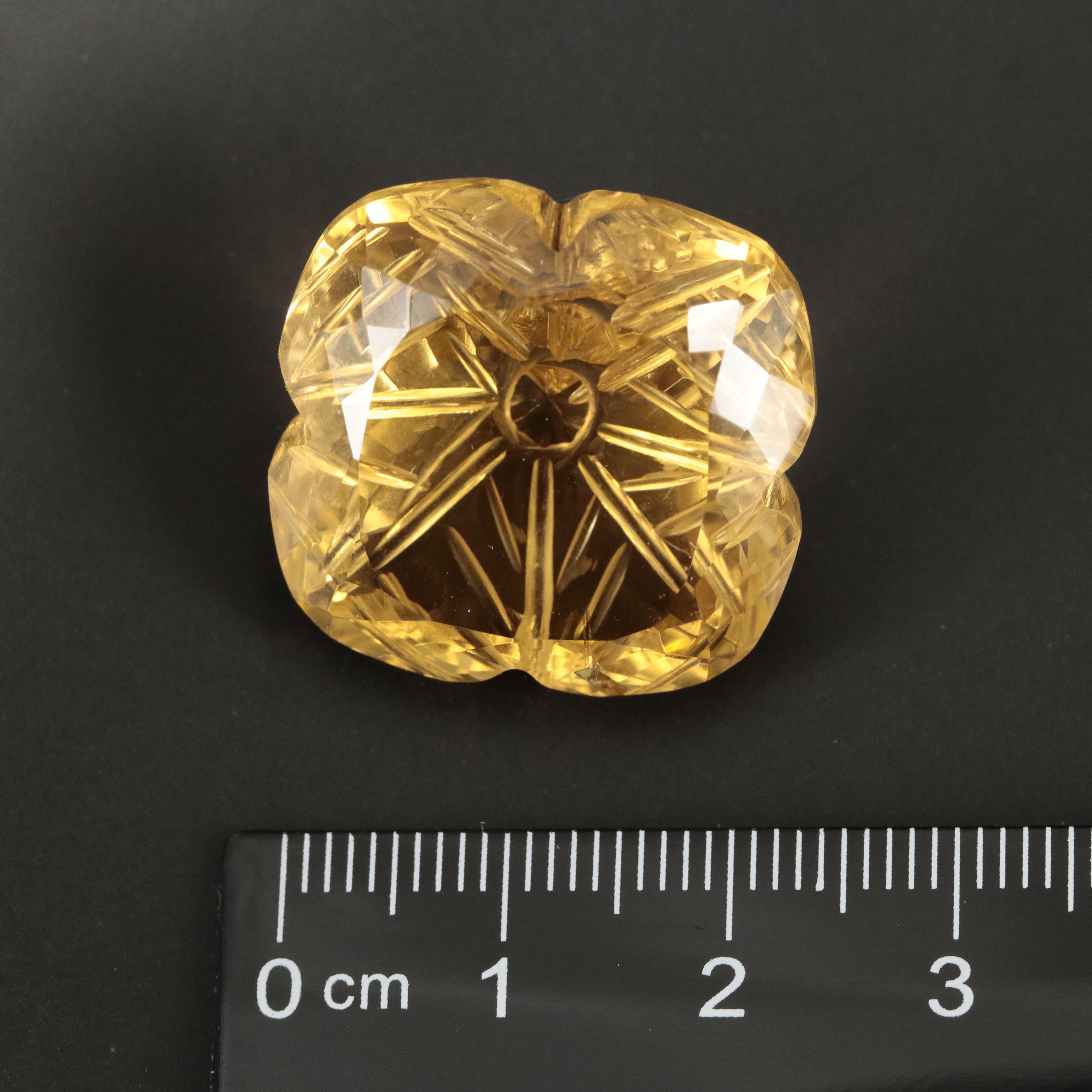 Loose 55.00 CT Citrine