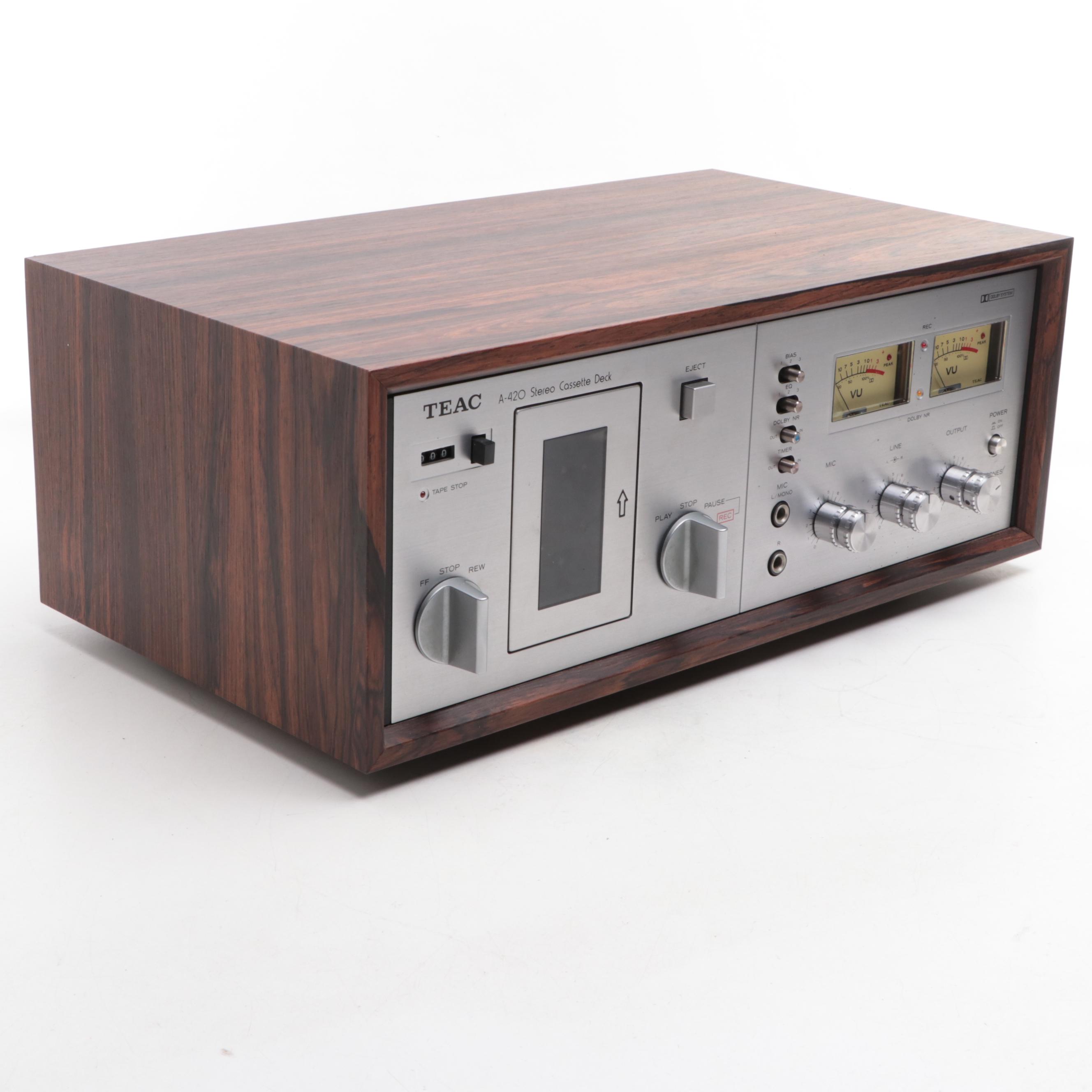TEAC Stereo Cassette Deck With Dolby, Circa 1976