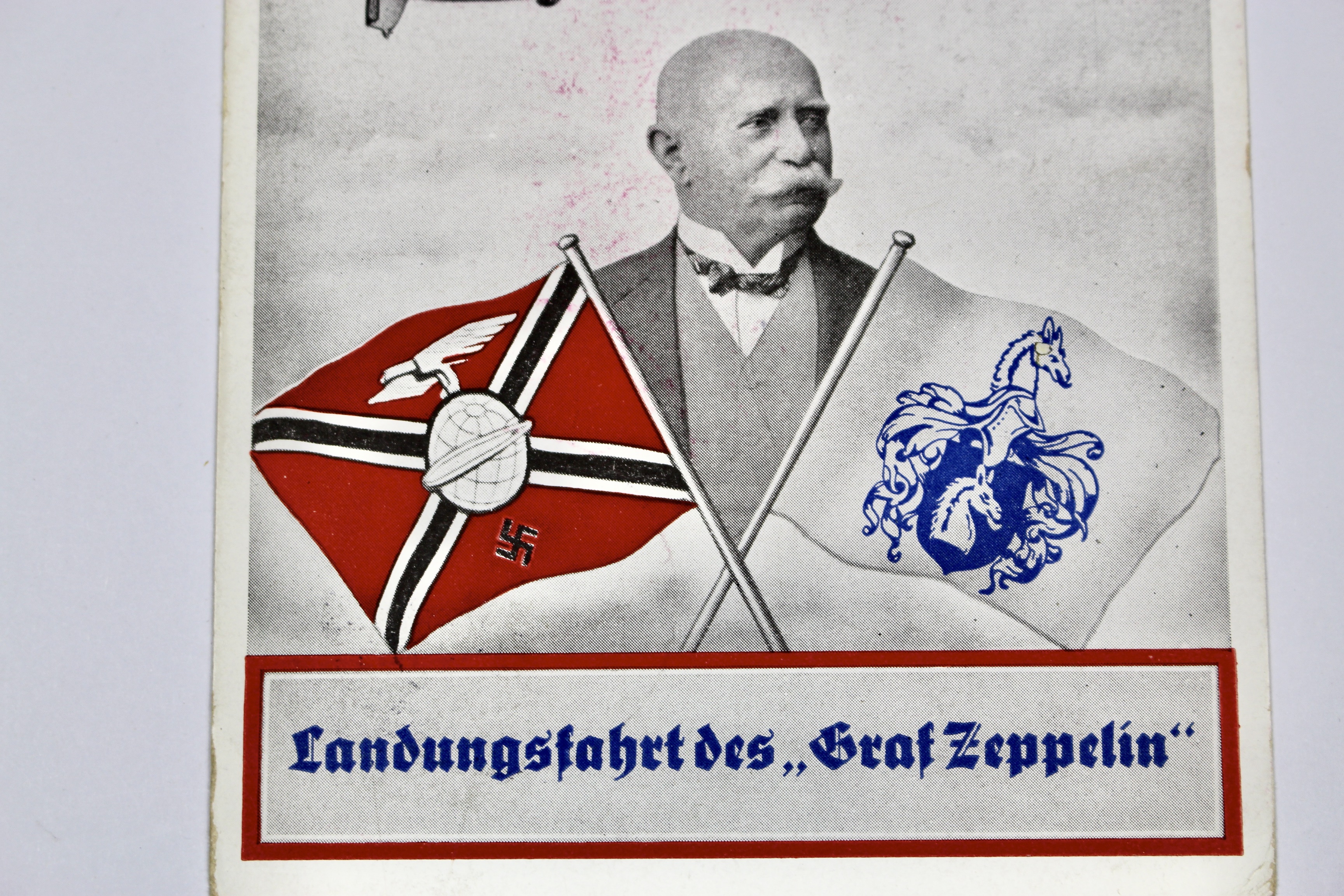 German Zeppelin Postcard, 1939