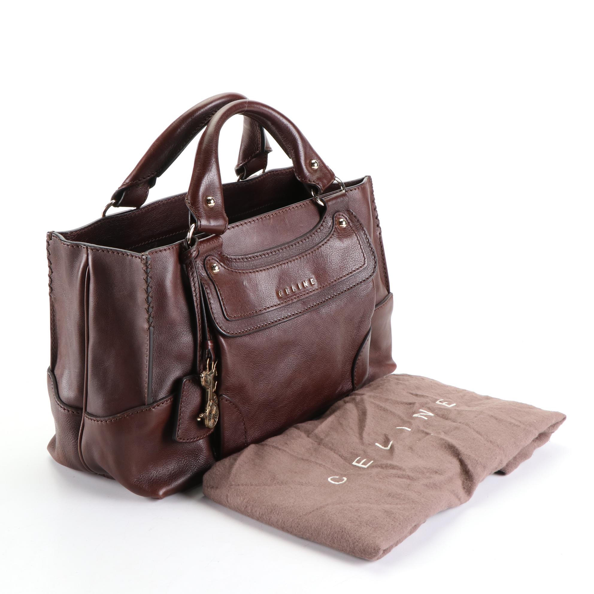 Celine Boogie Handbag in Grain Leather