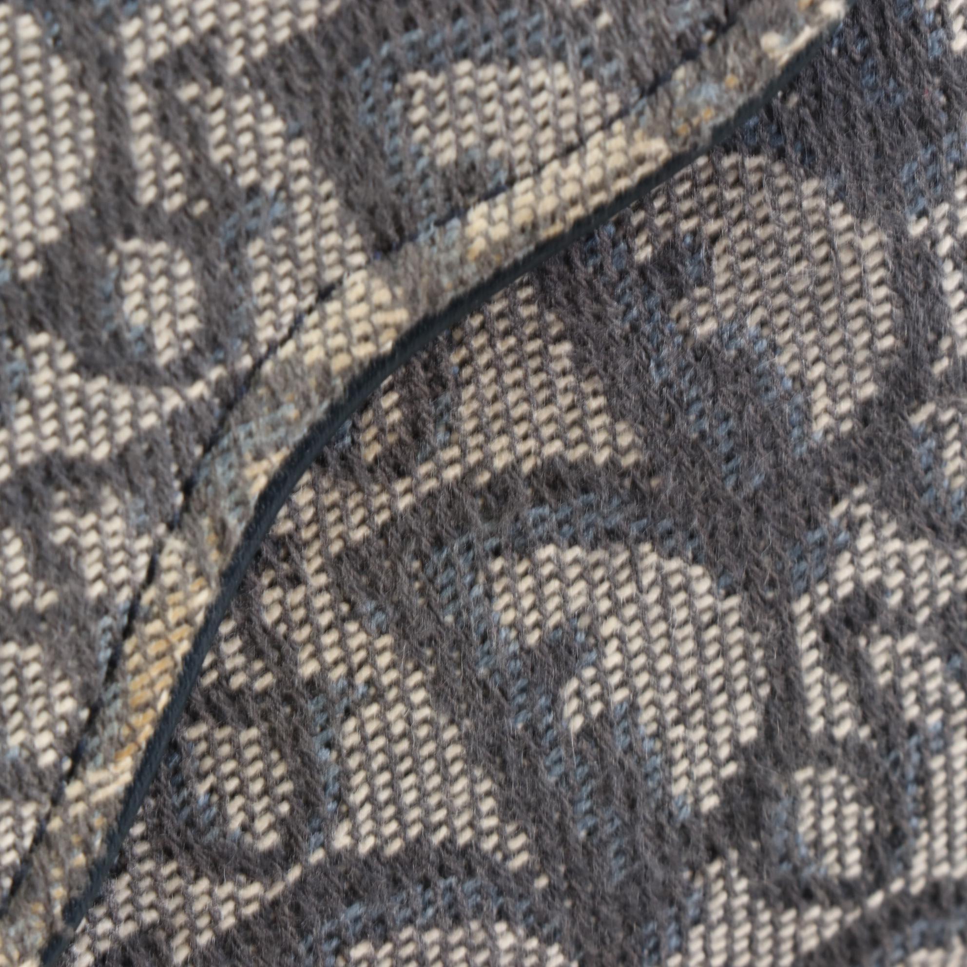 Christian Dior Compact Saddle Wallet in Dior Oblique Jacquard and Leather