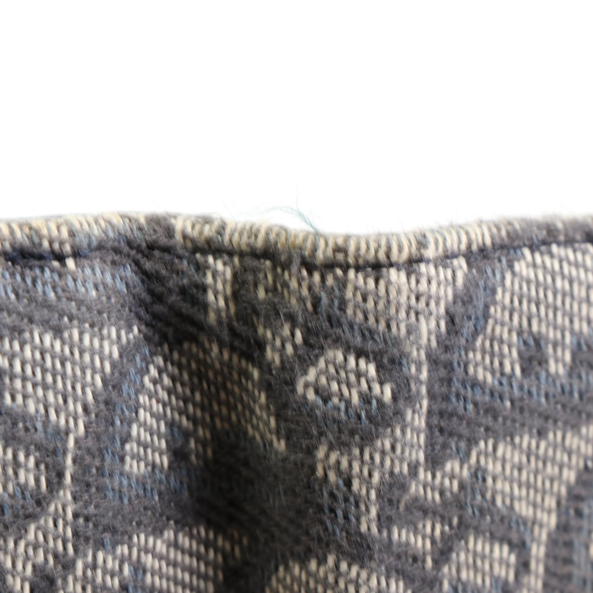 Christian Dior Compact Saddle Wallet in Dior Oblique Jacquard and Leather