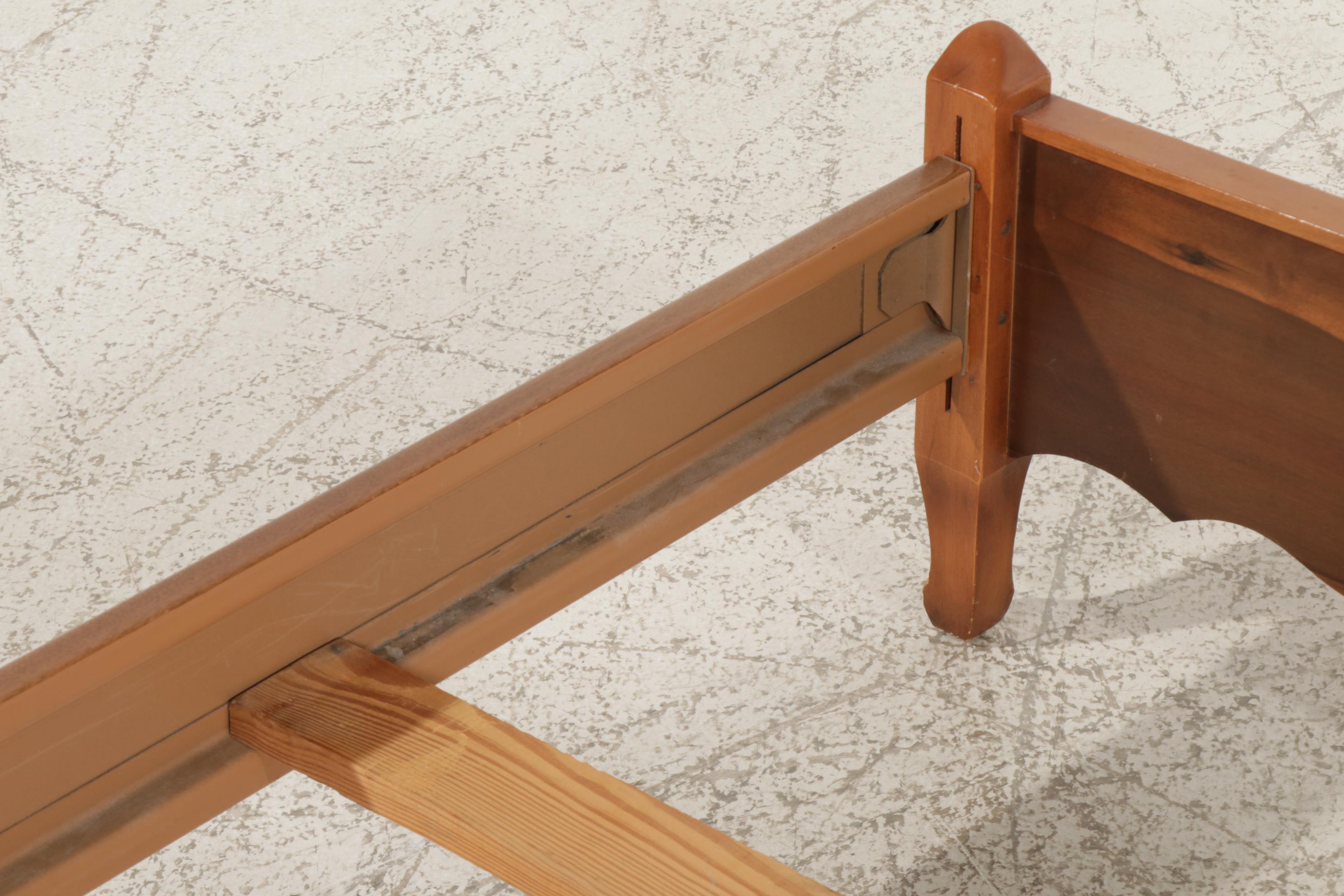 Louis XV Style Cherry Five-Piece Bedroom Suite, Late 20th Century