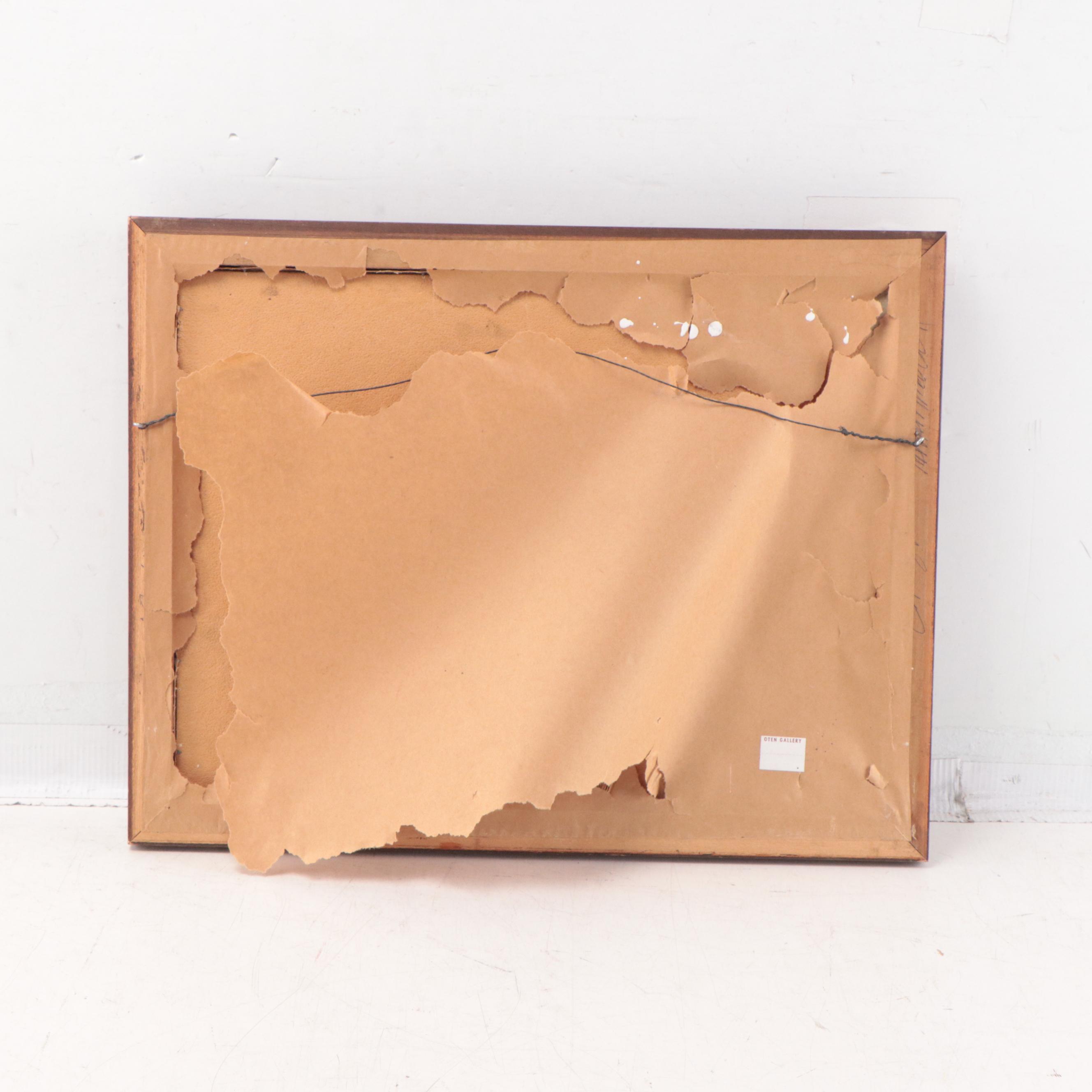 Oil Painting of Venetian Canal Scene