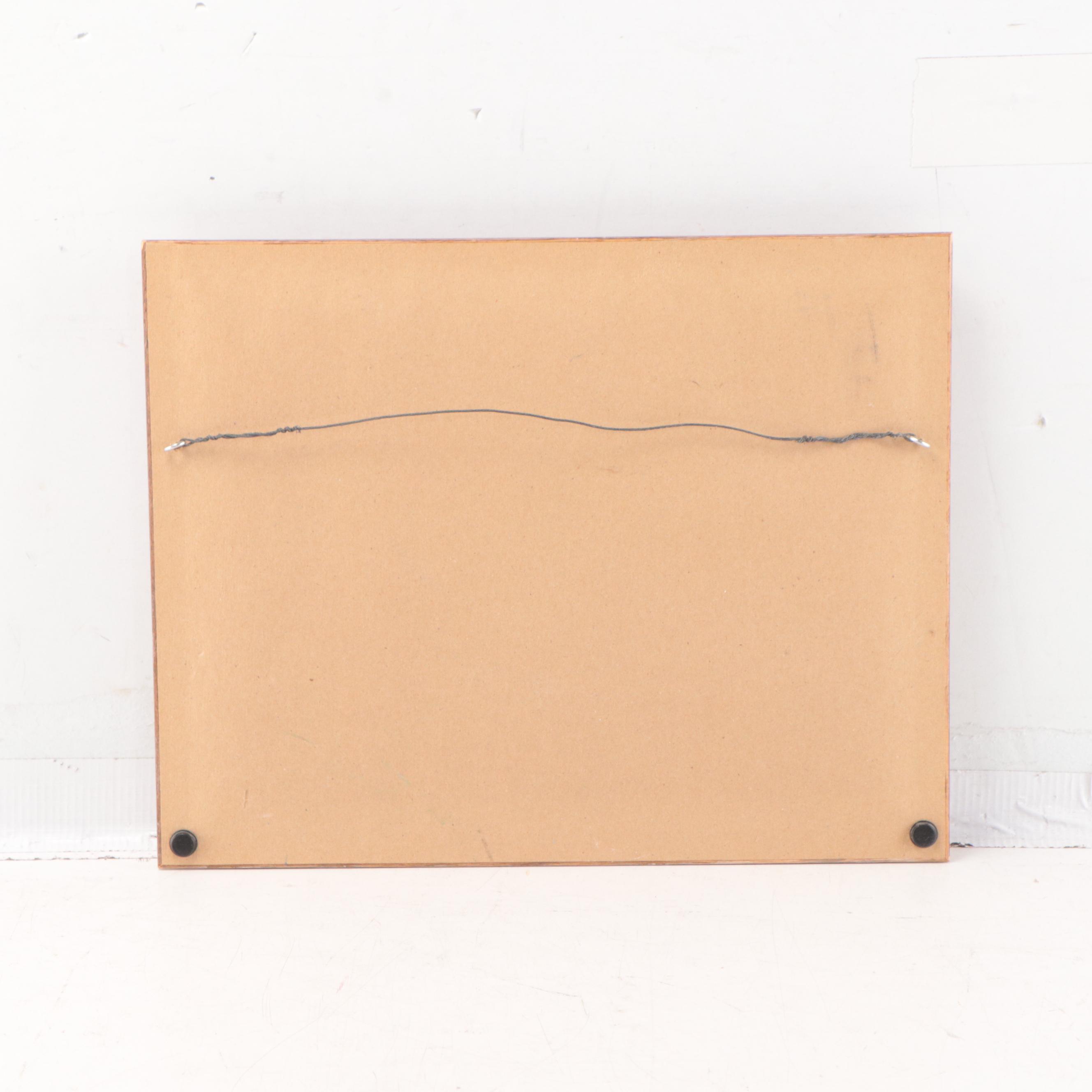 Oil Painting of Coastal Landscape, 1979