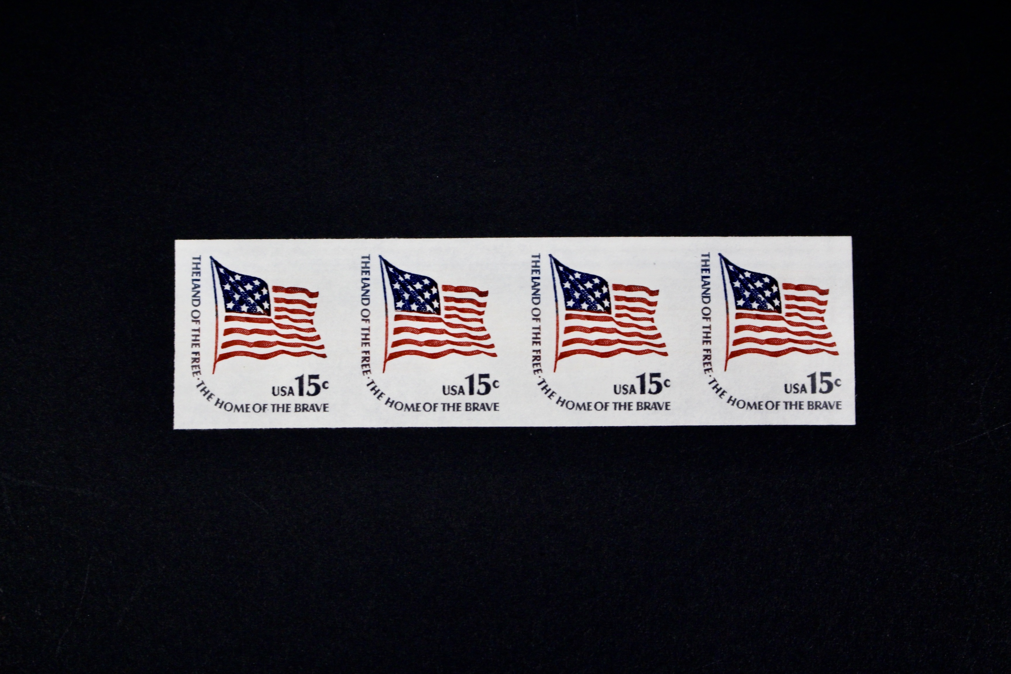 Three Mint Never Hinged Error Postage Stamps