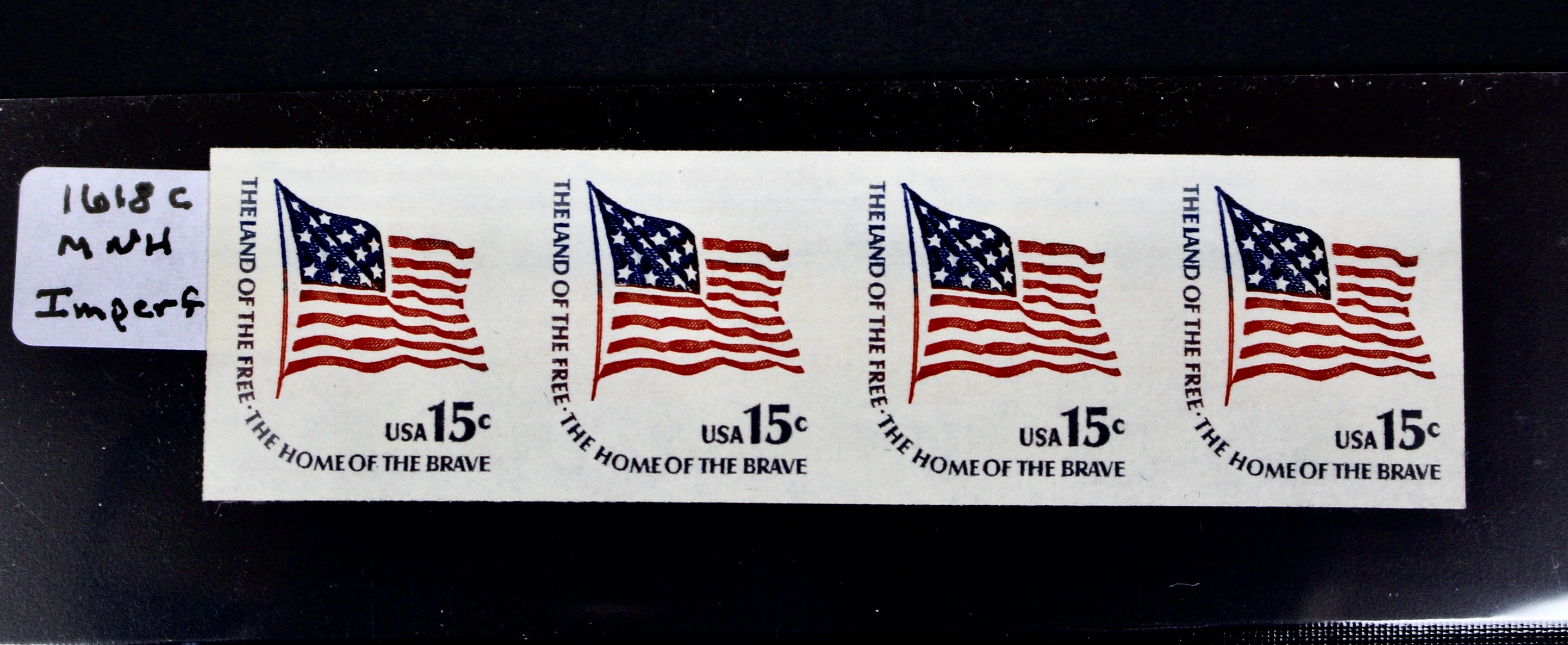 Three Mint Never Hinged Error Postage Stamps