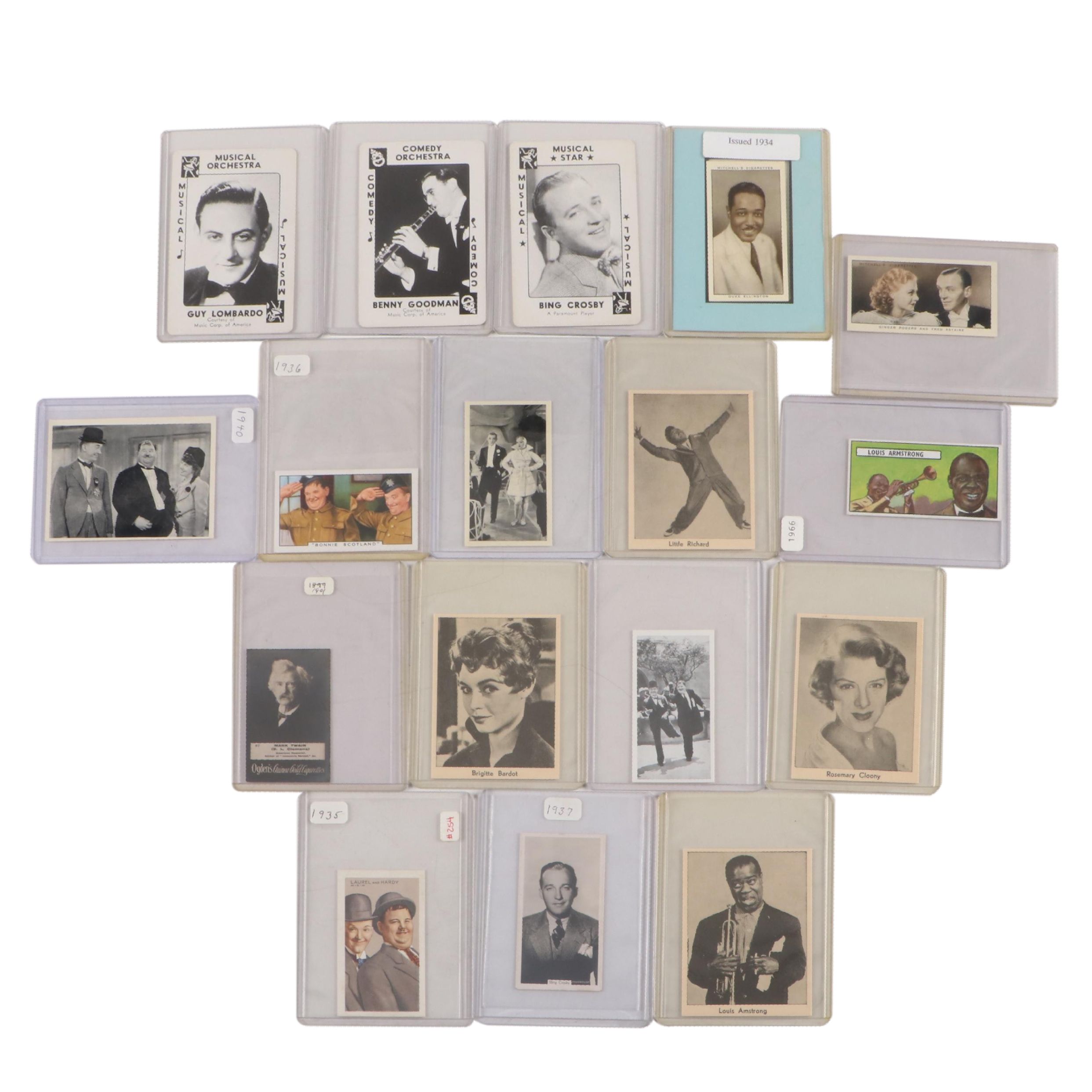 Lyons Maid and Other Hollywood Cards with Mark Twain and More, 1900s–1960s