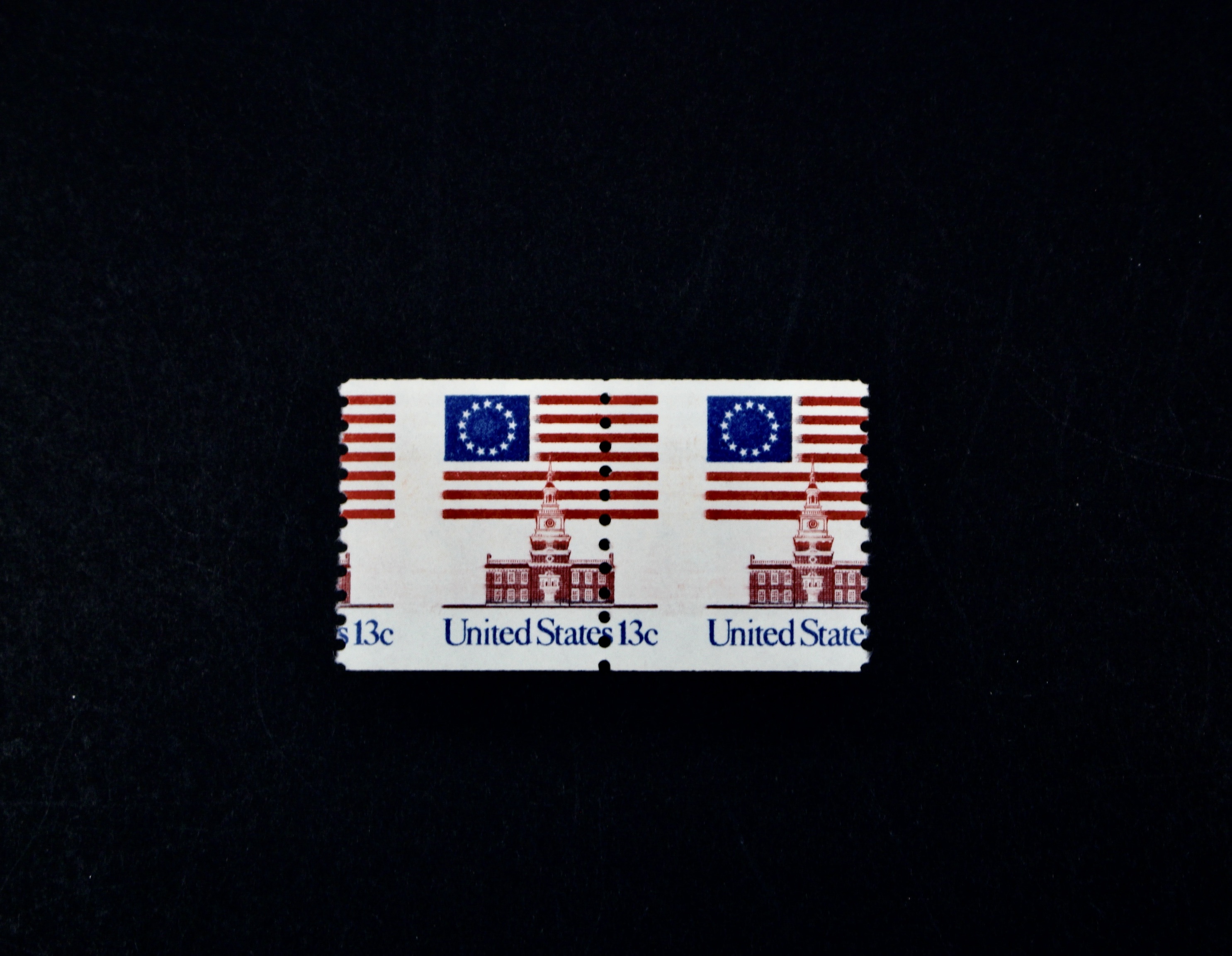 Three Mint Never Hinged Error Postage Stamps