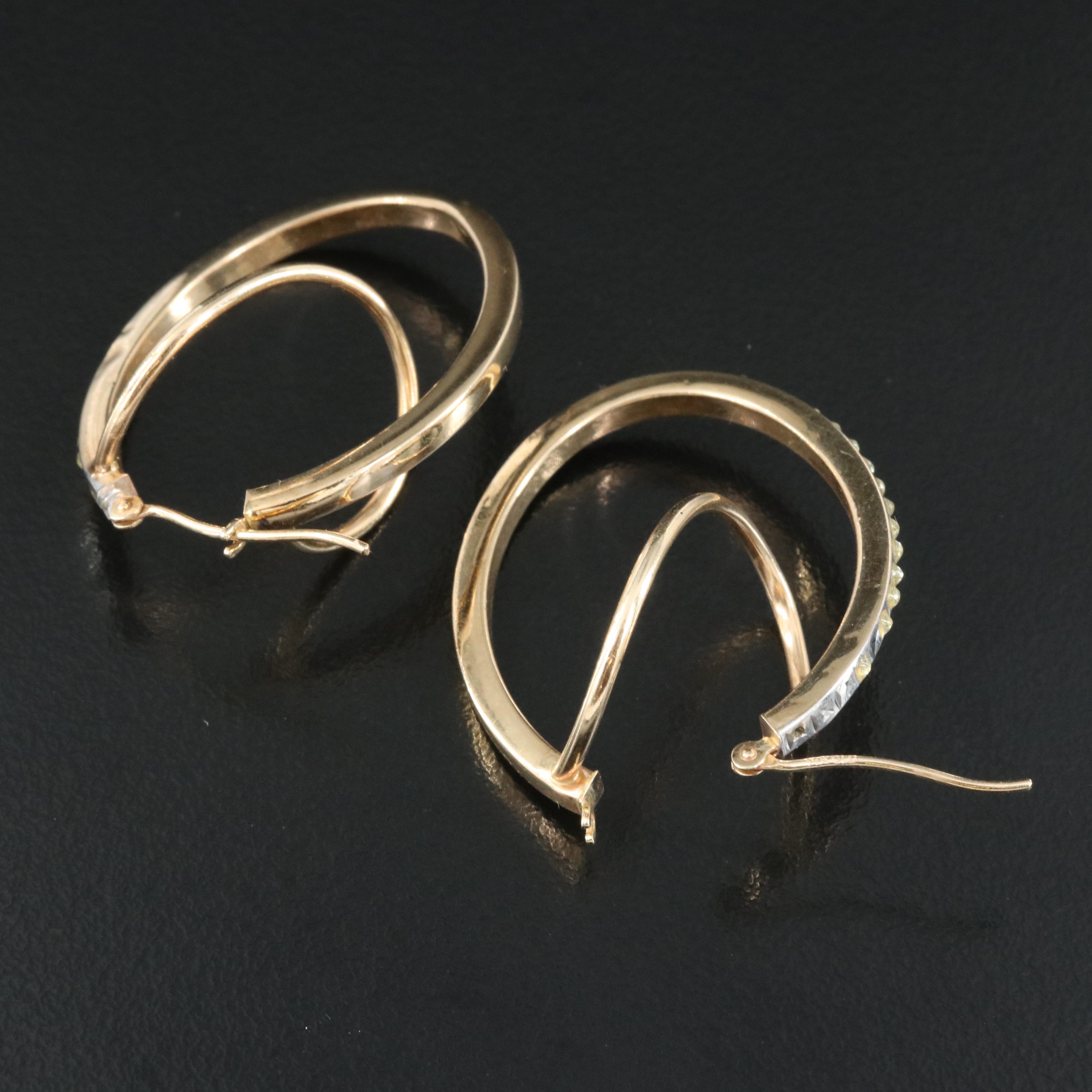 14K Hoop Earrings
