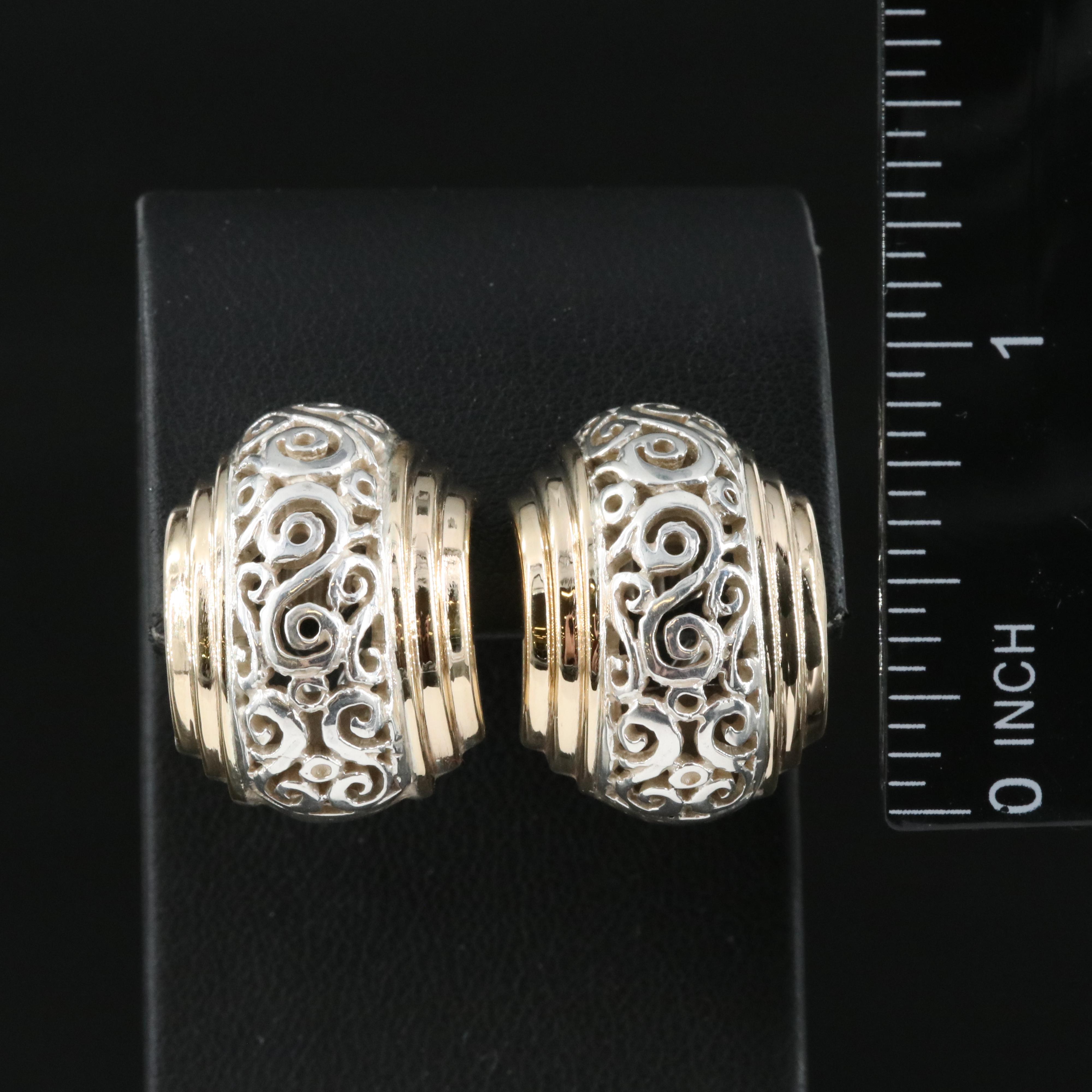 Alwand Vahan Sterling and 14K Earrings
