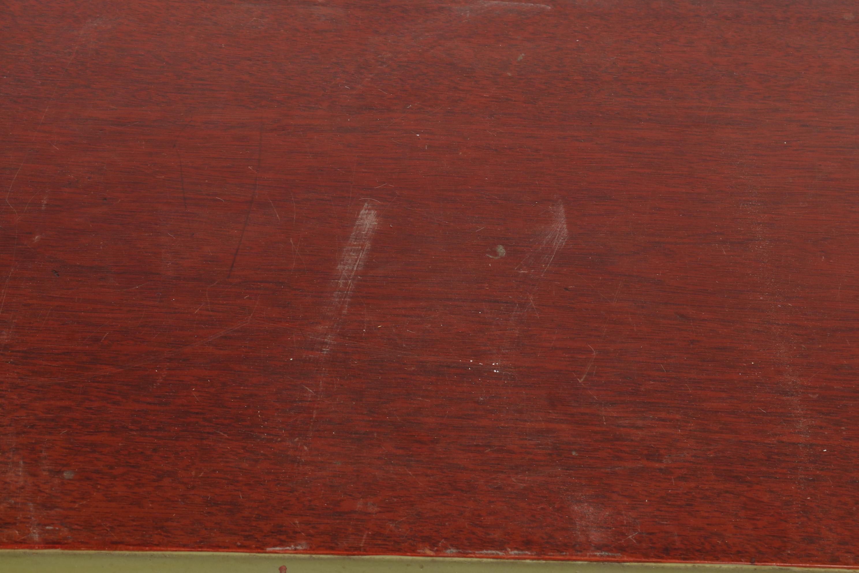 Art Deco Style Paint-Decorated Mahogany Cabinet, 20th Century