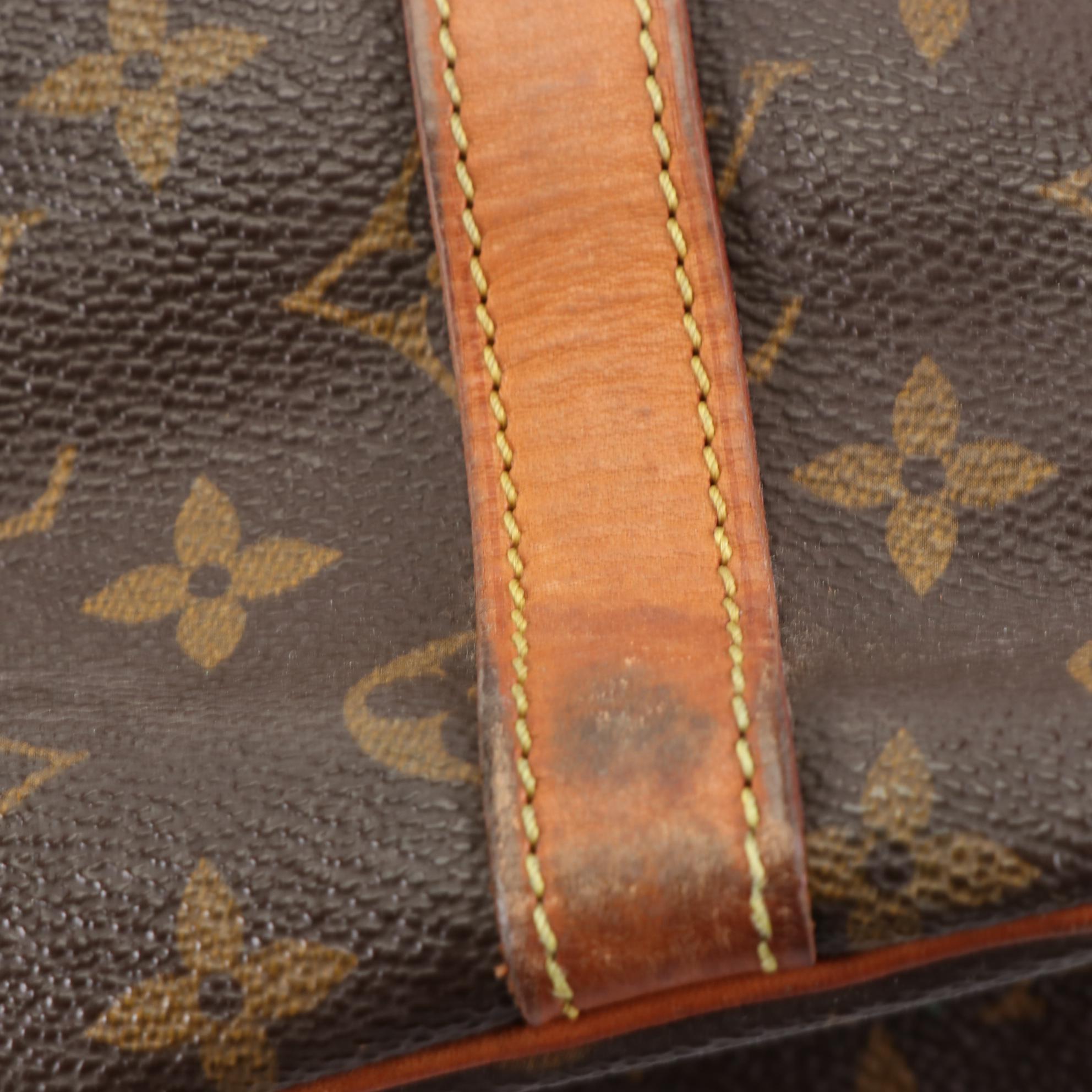 Louis Vuitton Sac Shopping Tote in Monogram Canvas and Vachetta Leather