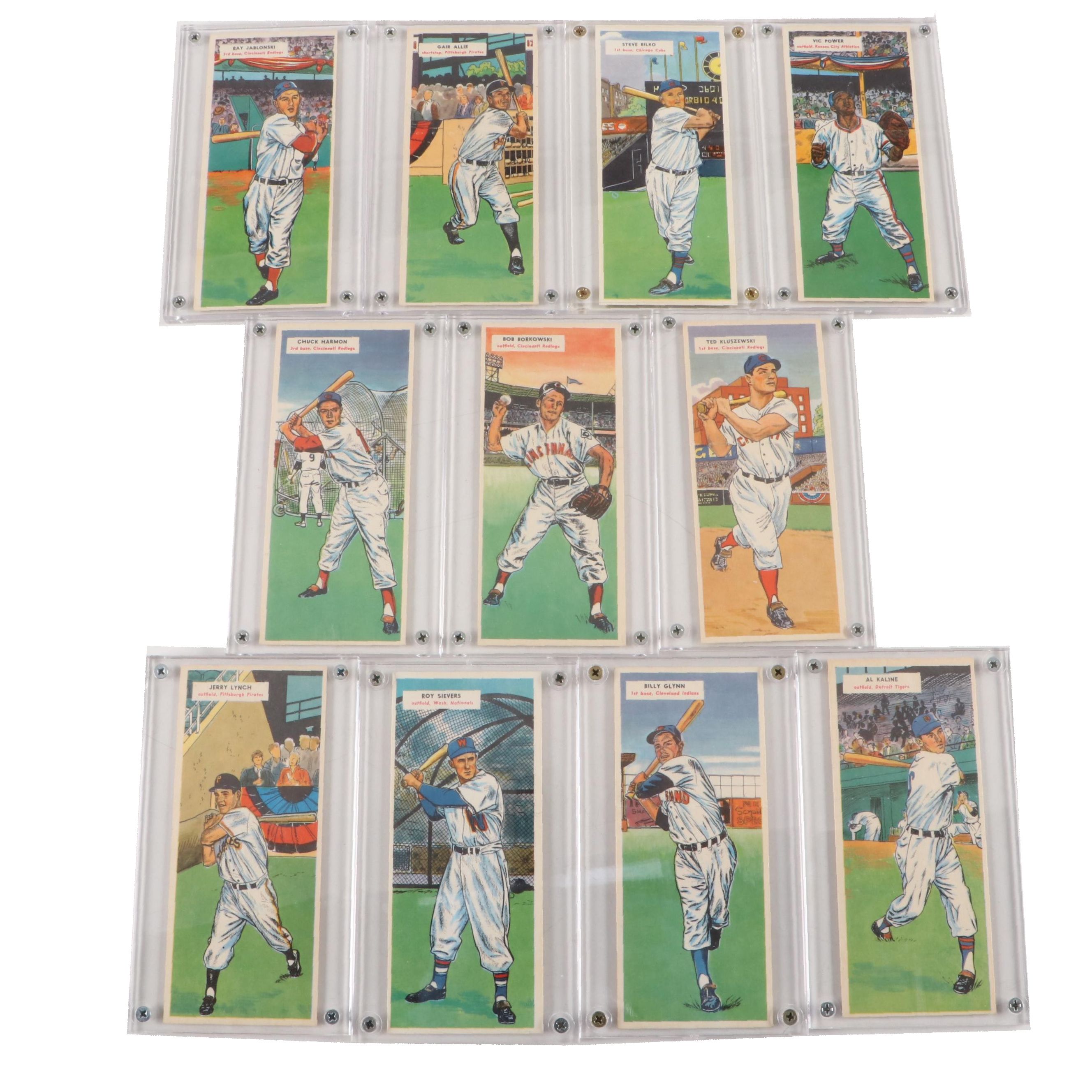 1955 Topps Doubleheaders Baseball Cards with Al Kaline, Bob Turley and More