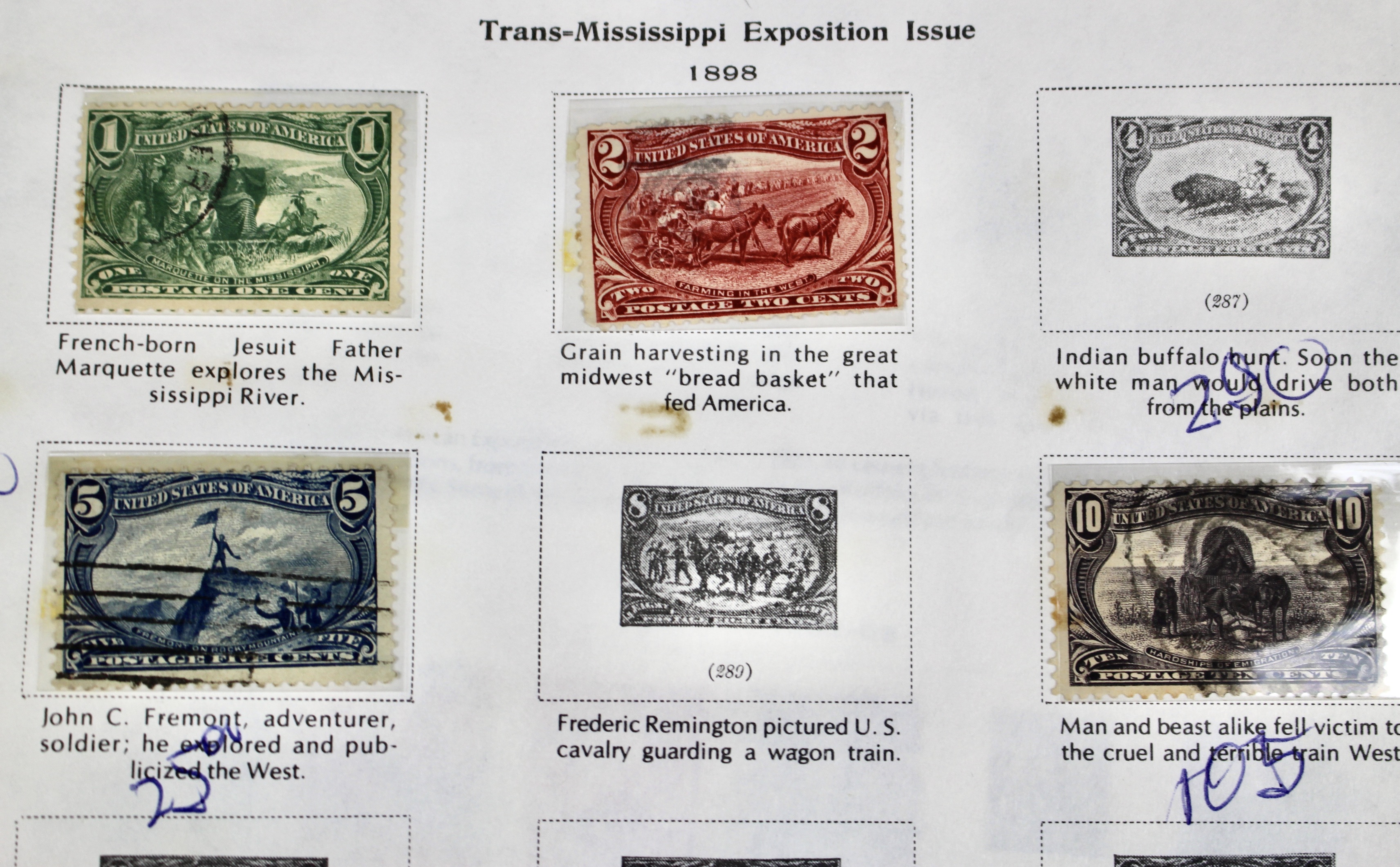 Early U.S. Postage Stamp Collection, 1869 to 1922