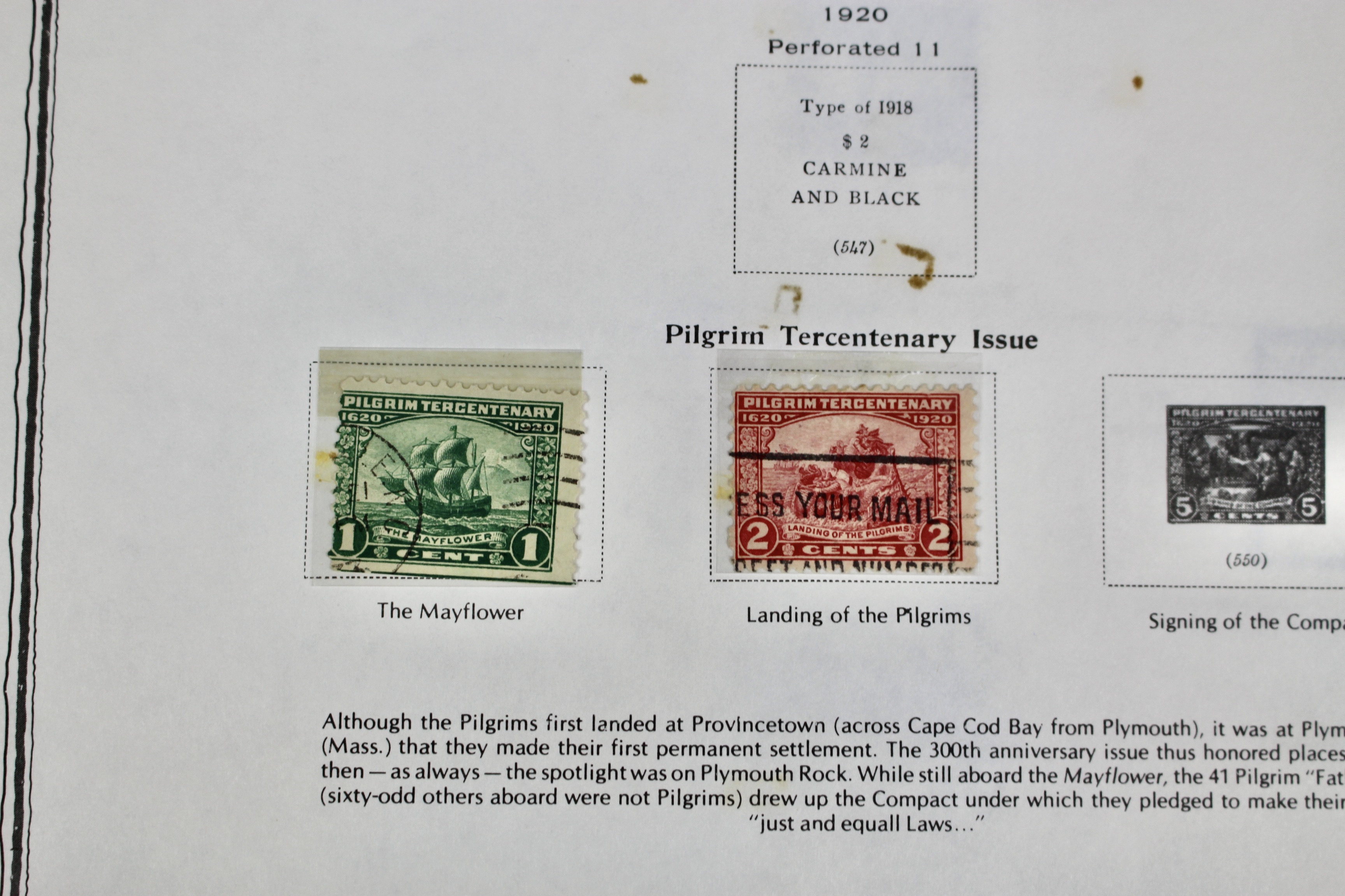 Early U.S. Postage Stamp Collection, 1869 to 1922