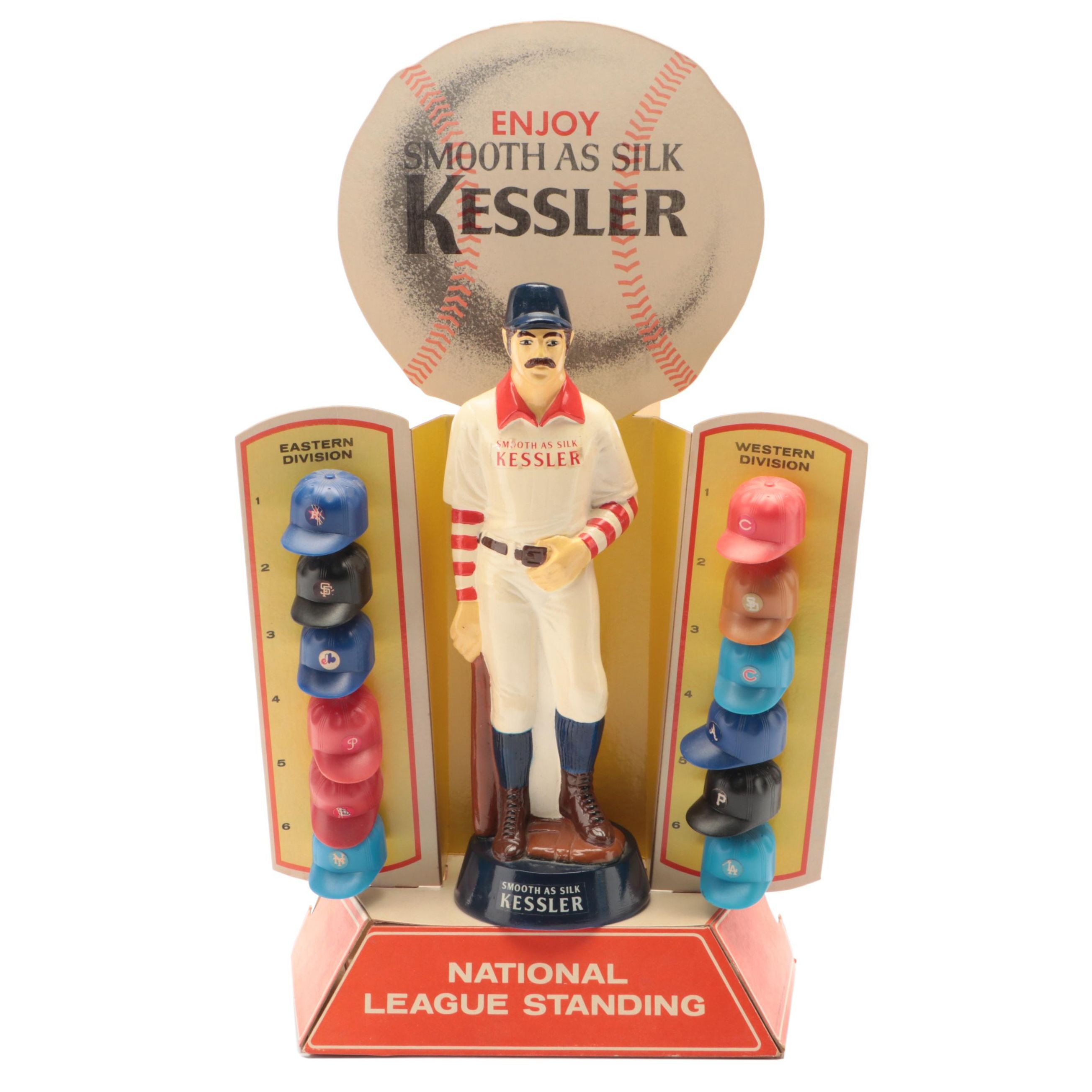 1960s Kessler National League MLB Baseball Store Display