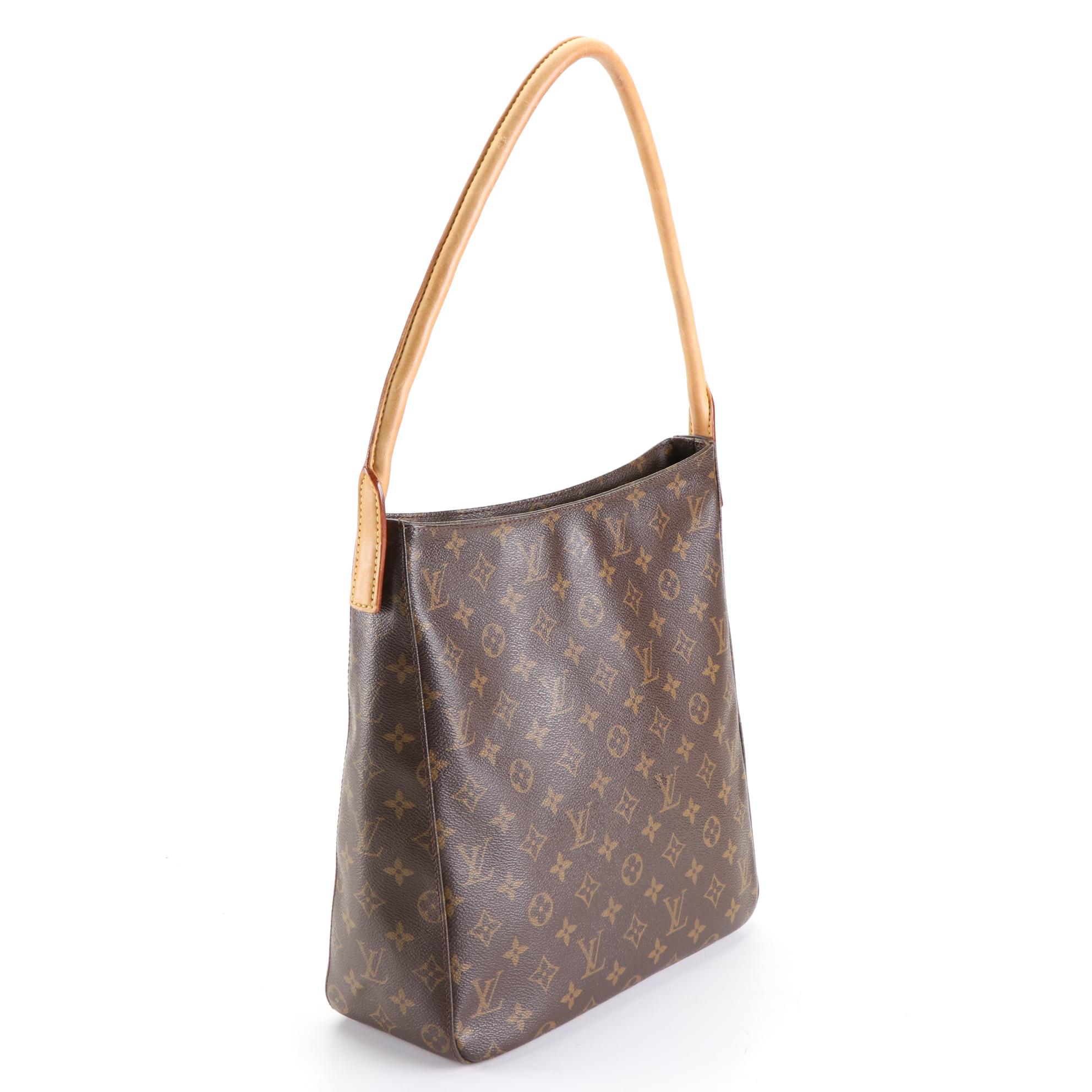 Louis Vuitton Looping GM Bag in Monogram Canvas and Vachetta Leather