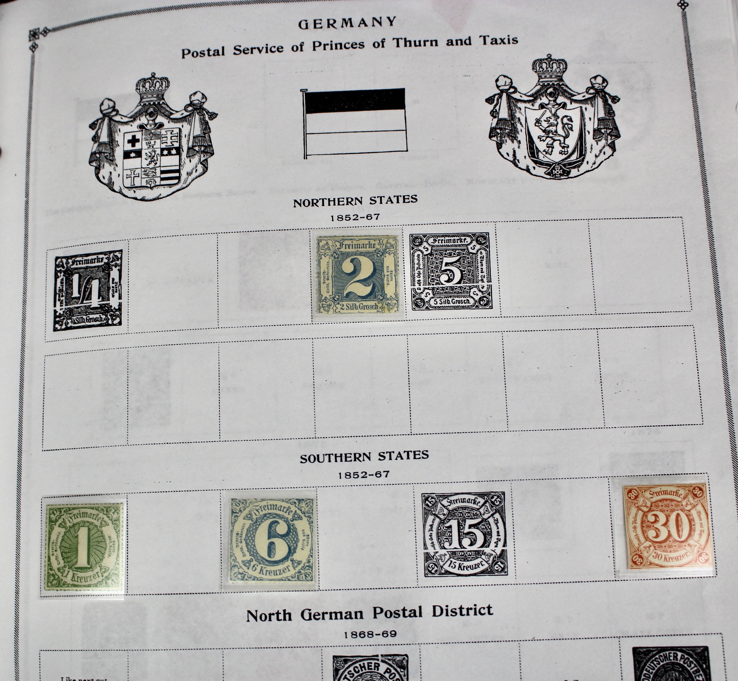 Scott's International Postage Stamp Album Collection, 1840 to 1949