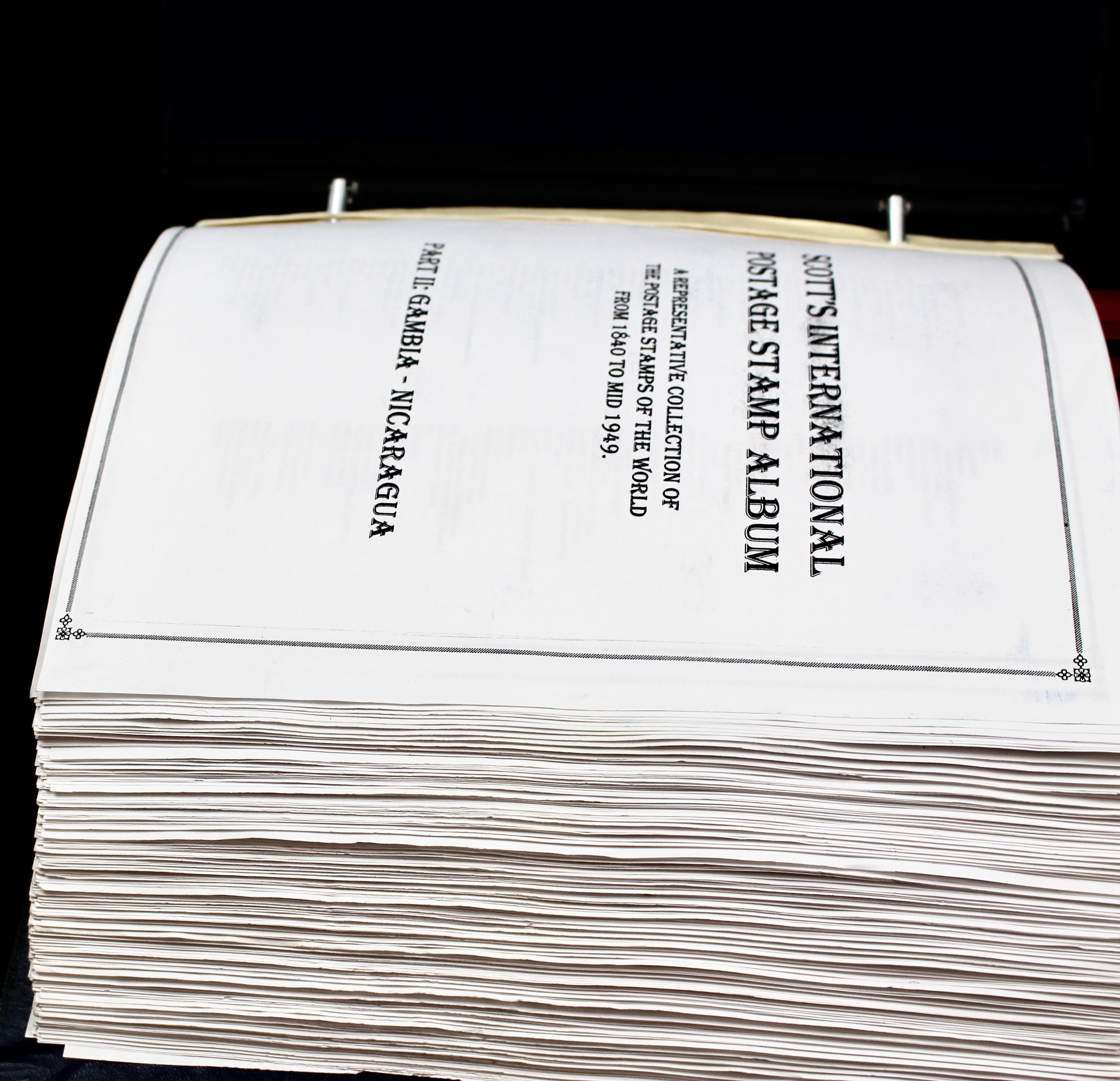 Scott's International Postage Stamp Album Collection, 1840 to 1949