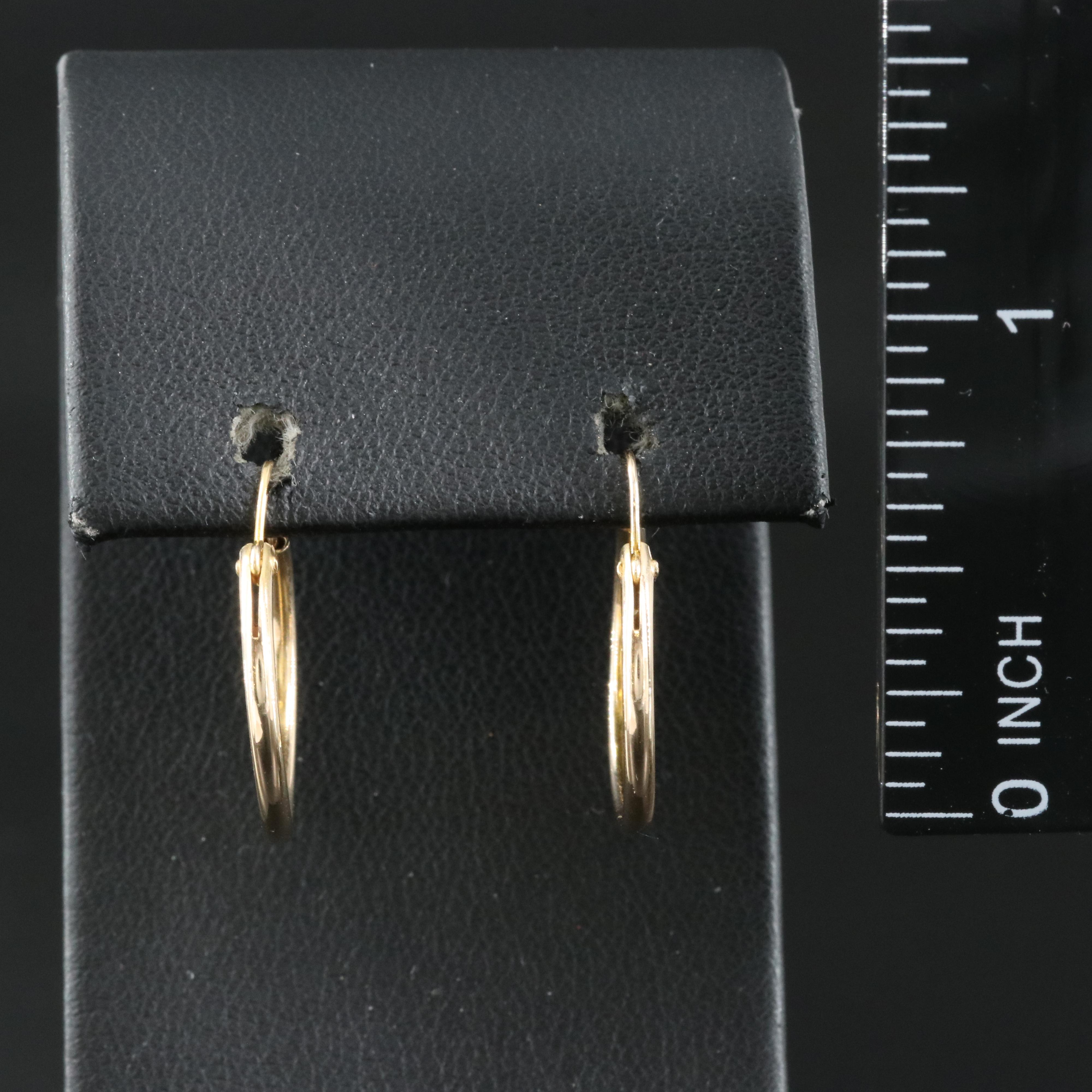 14K Hoop Earrings