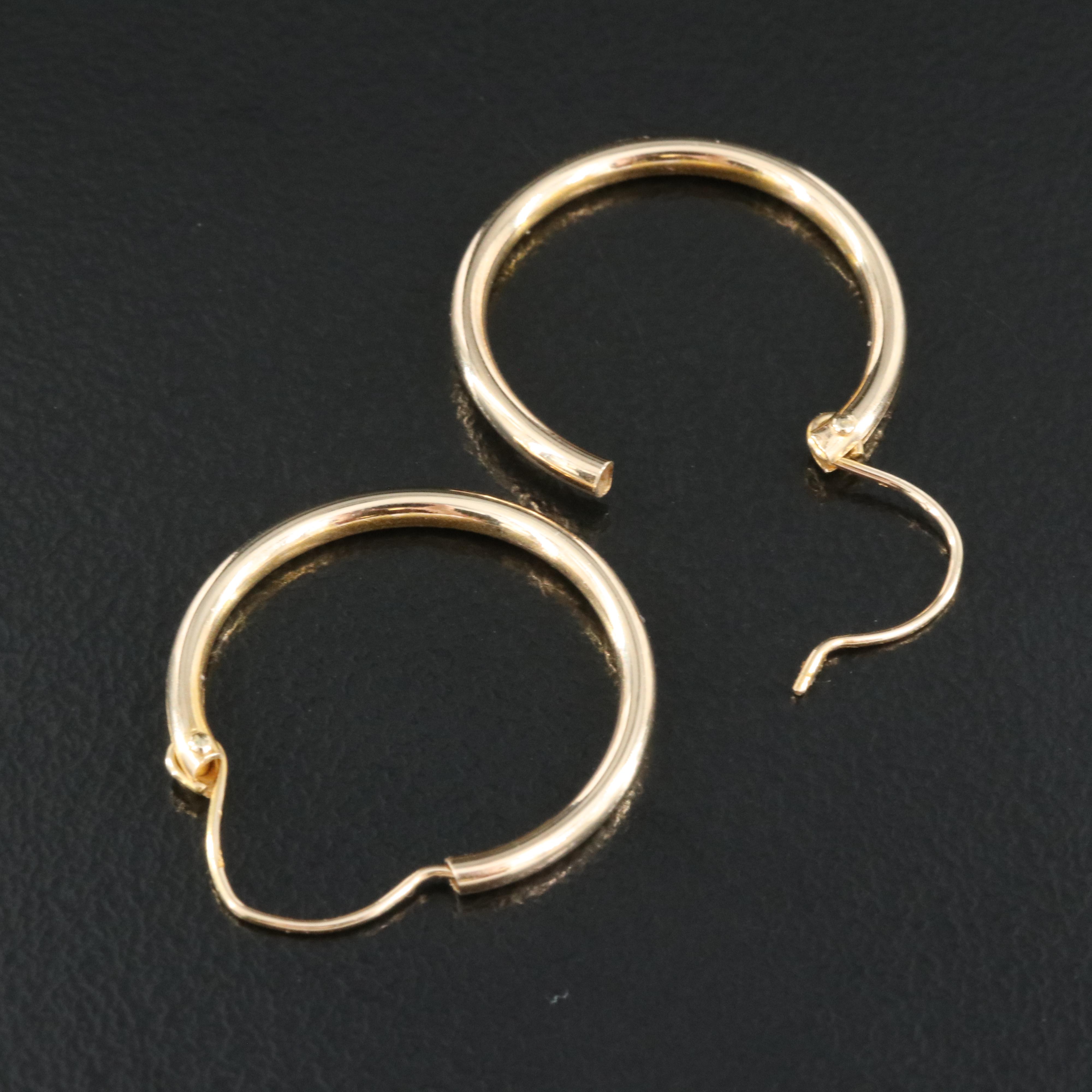 14K Hoop Earrings