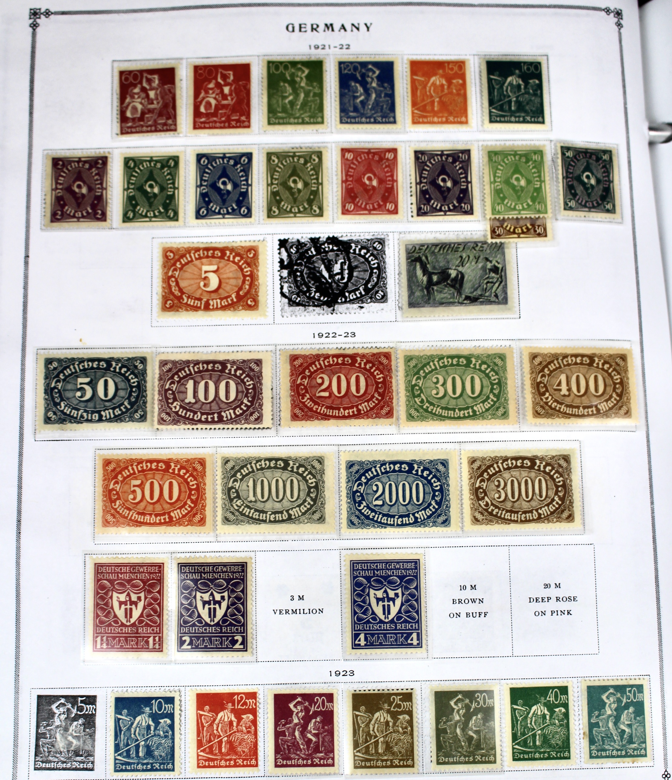Scott's International Postage Stamp Album Collection, 1840 to 1949