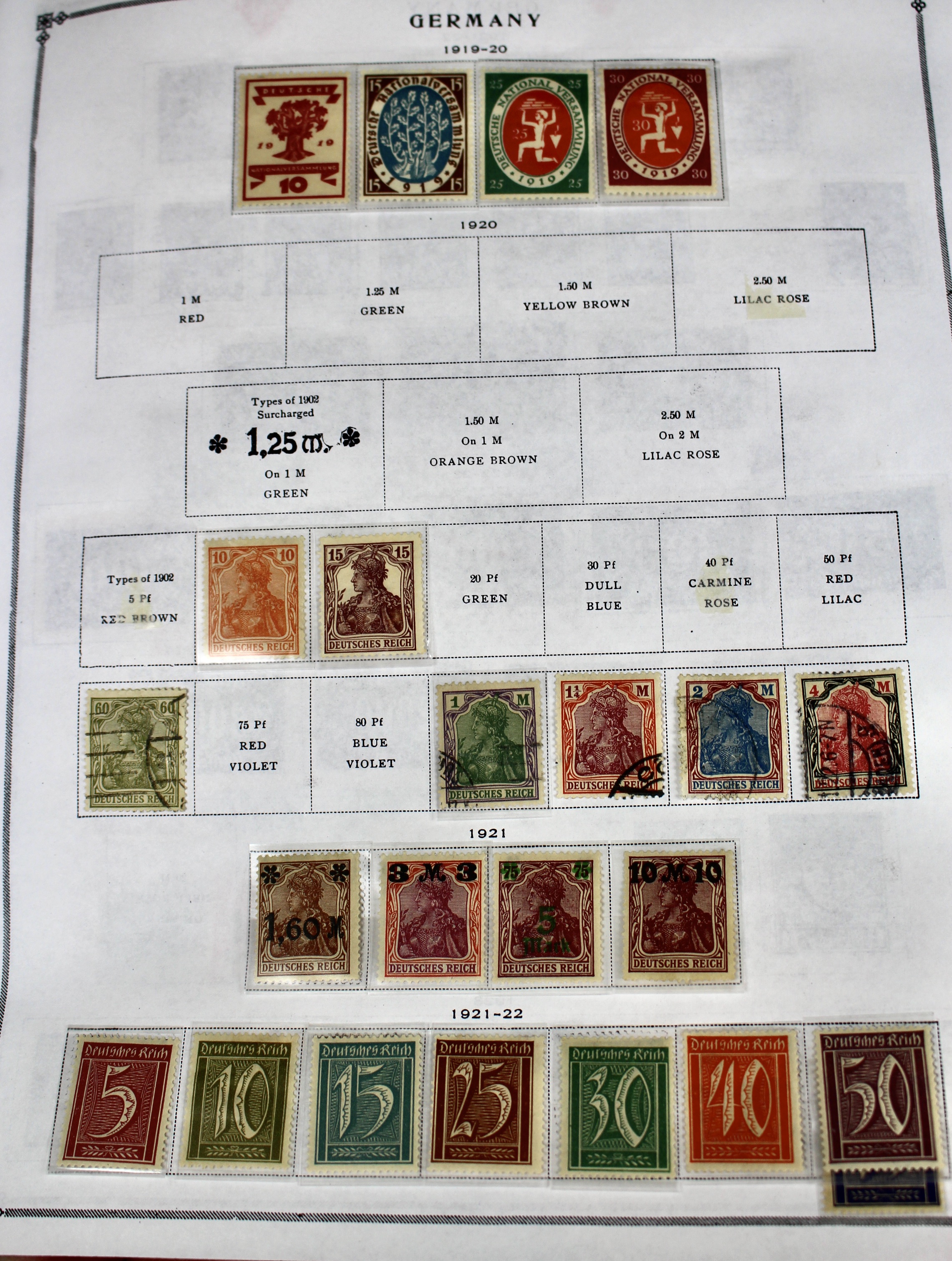 Scott's International Postage Stamp Album Collection, 1840 to 1949
