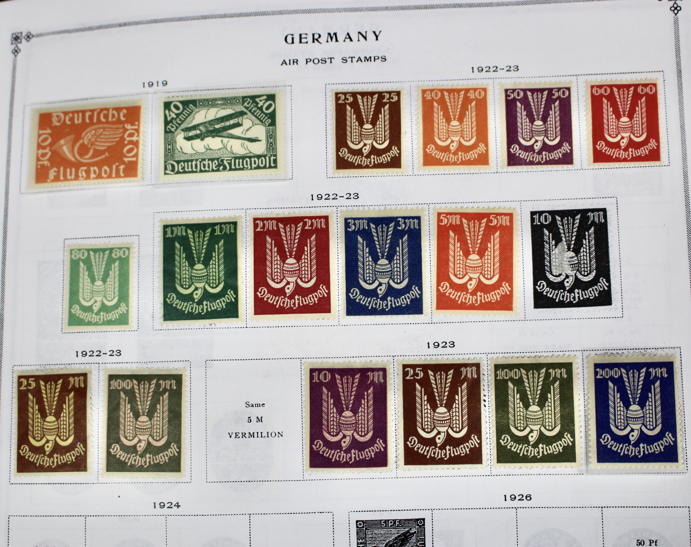 Scott's International Postage Stamp Album Collection, 1840 to 1949