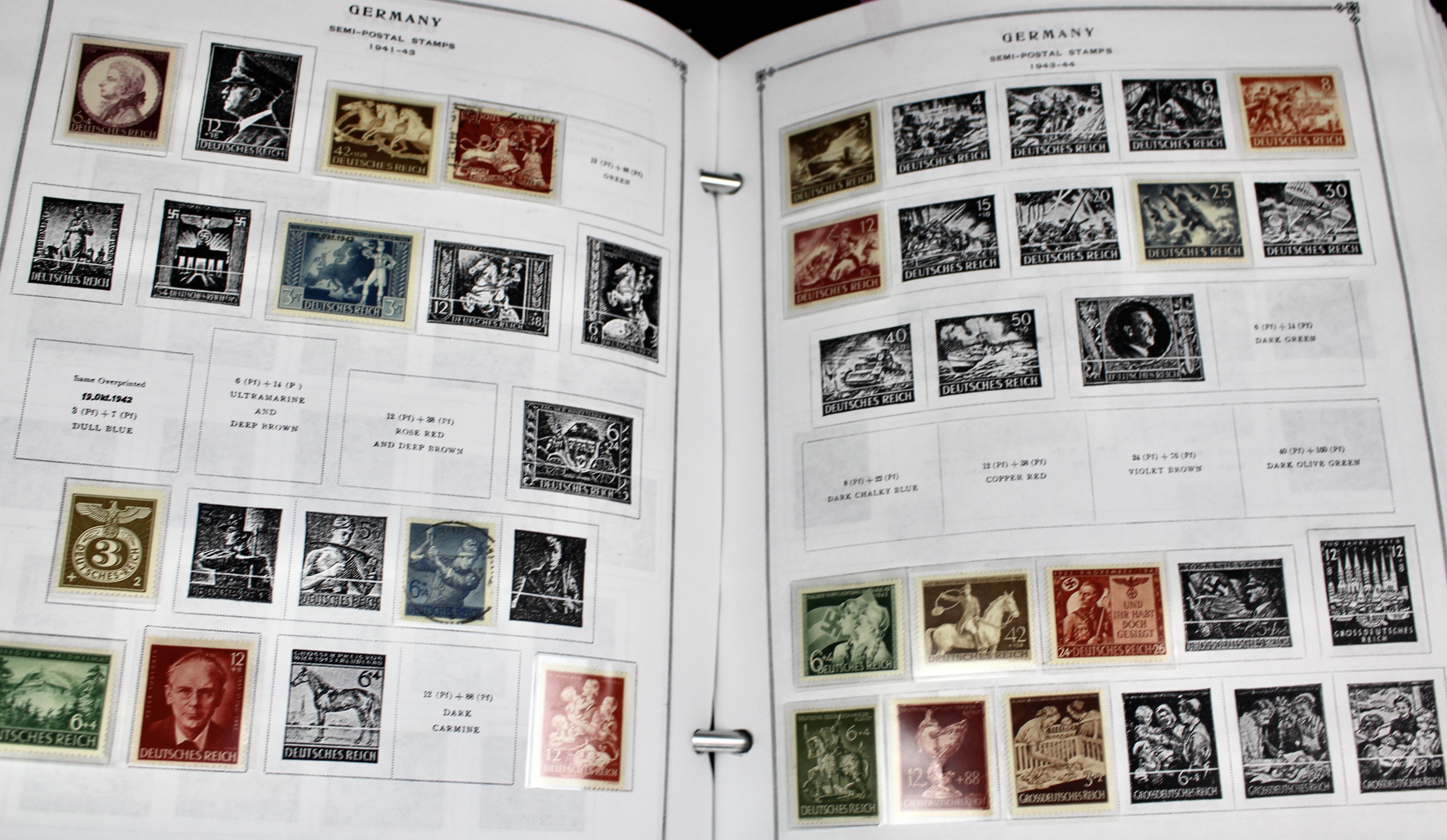 Scott's International Postage Stamp Album Collection, 1840 to 1949