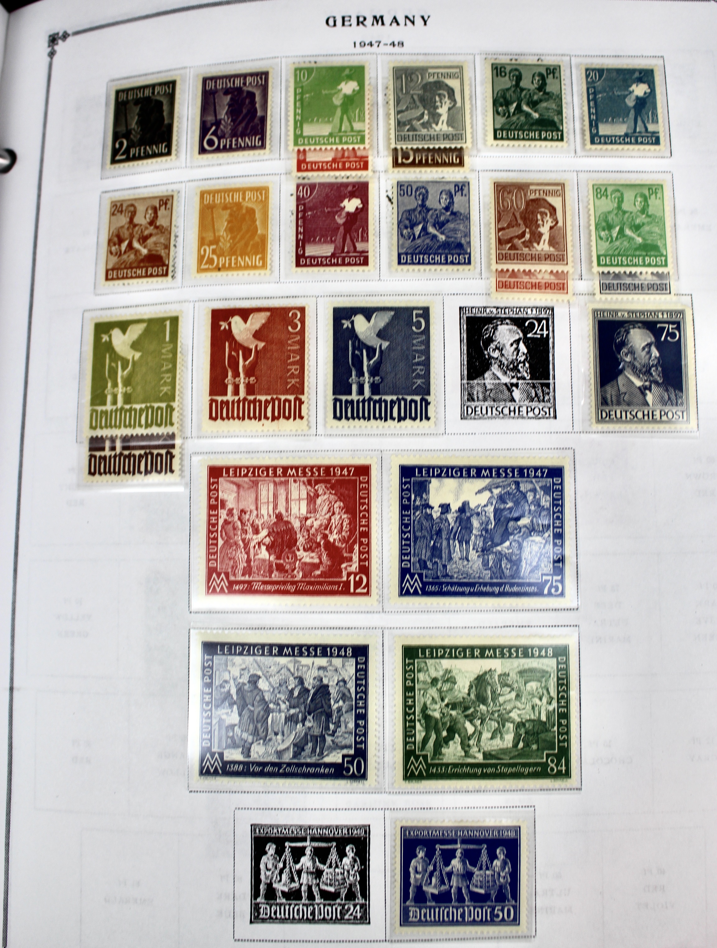 Scott's International Postage Stamp Album Collection, 1840 to 1949