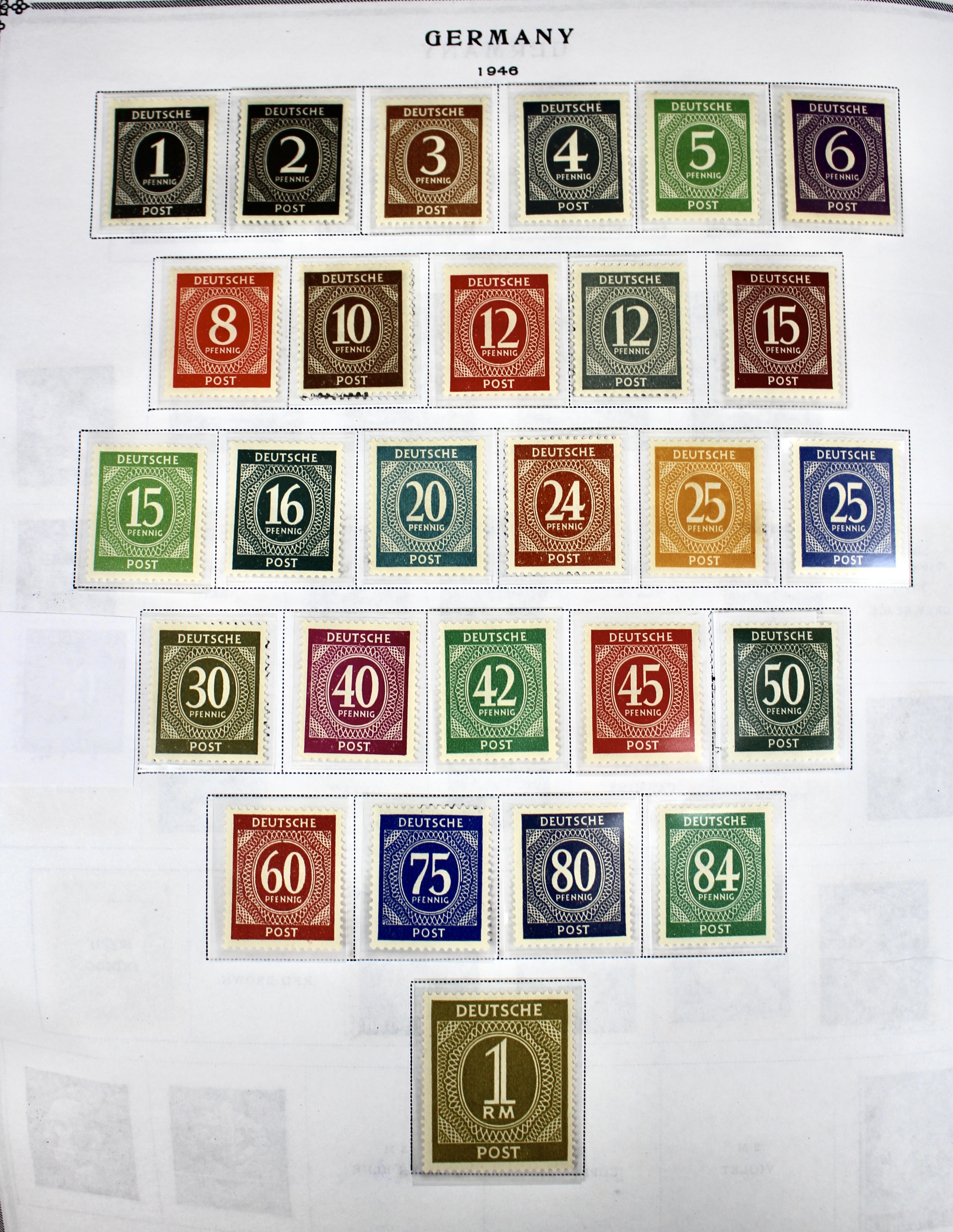 Scott's International Postage Stamp Album Collection, 1840 to 1949