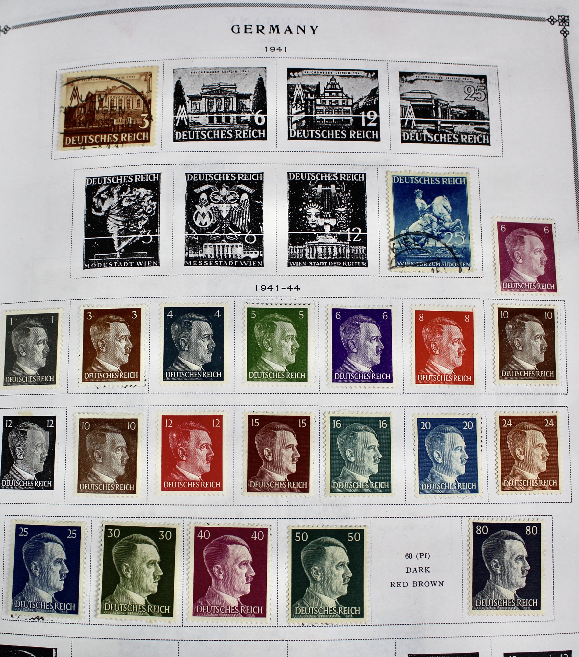 Scott's International Postage Stamp Album Collection, 1840 to 1949