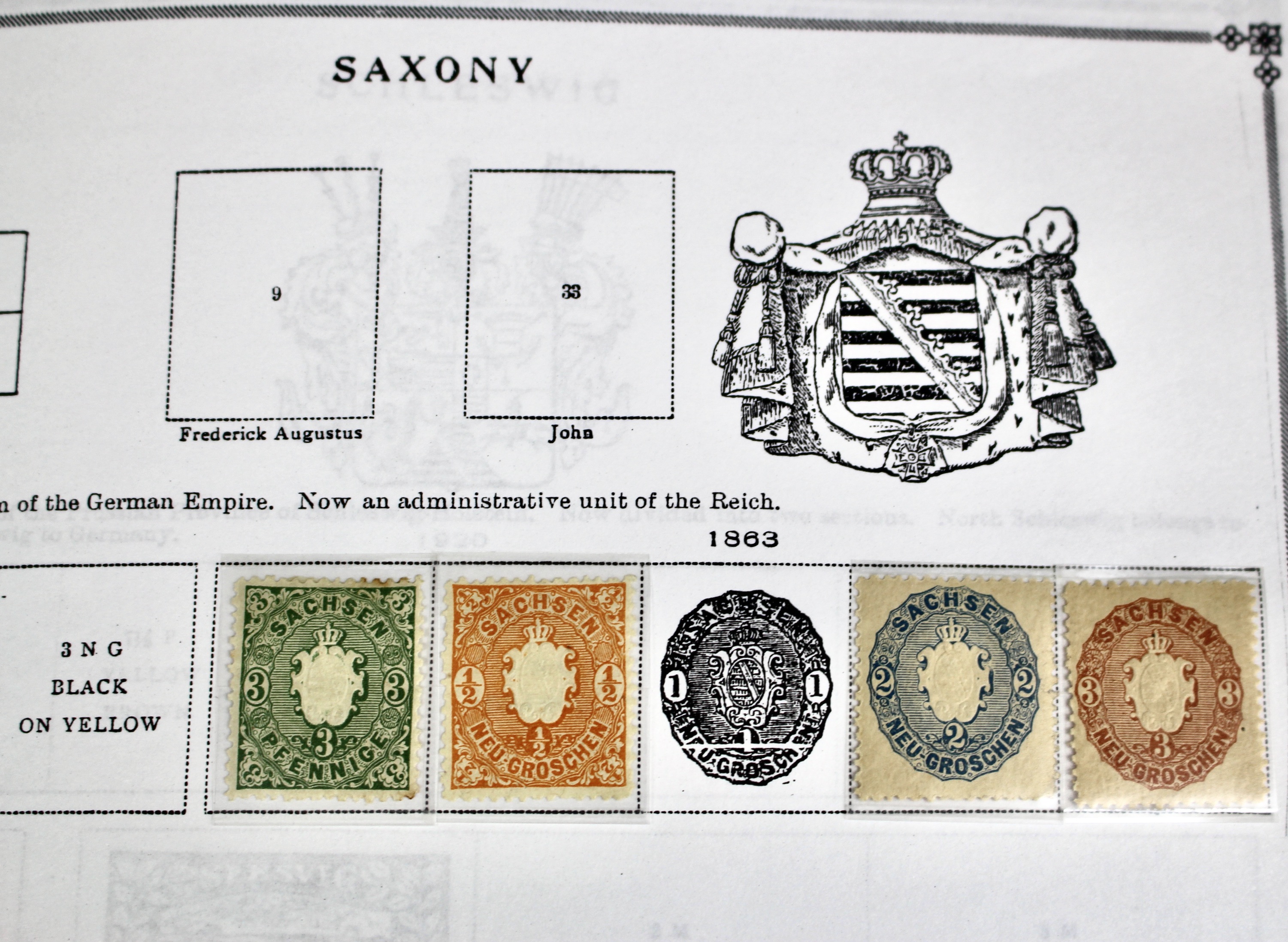 Scott's International Postage Stamp Album Collection, 1840 to 1949