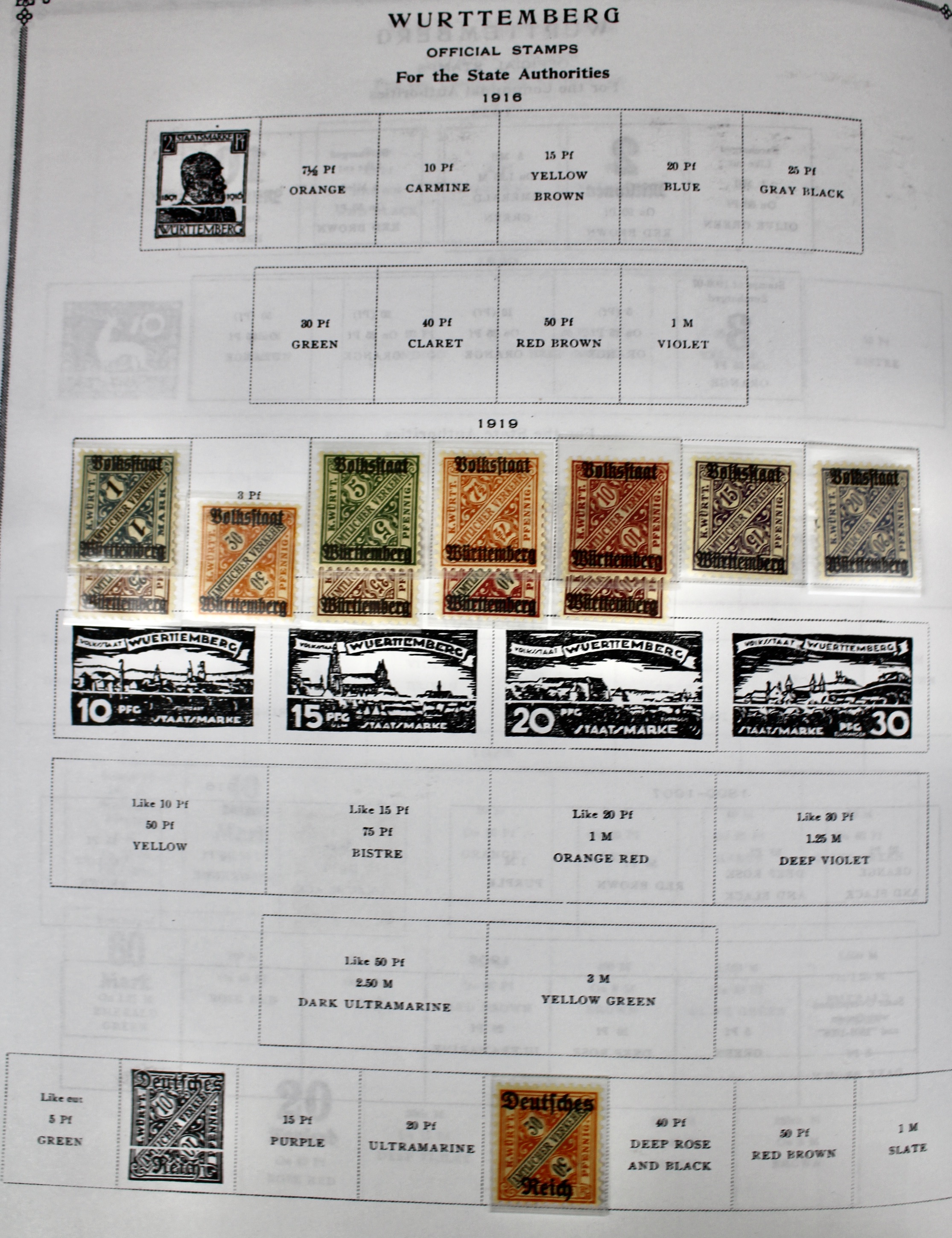 Scott's International Postage Stamp Album Collection, 1840 to 1949