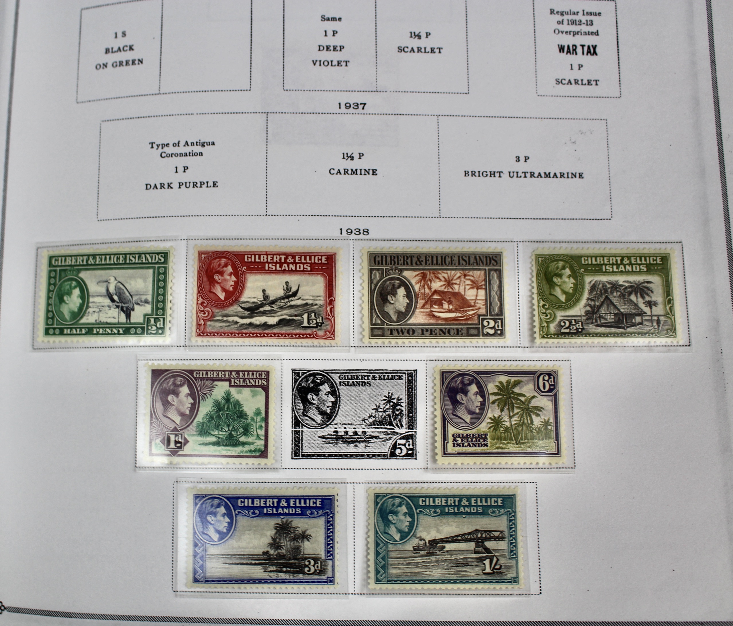 Scott's International Postage Stamp Album Collection, 1840 to 1949